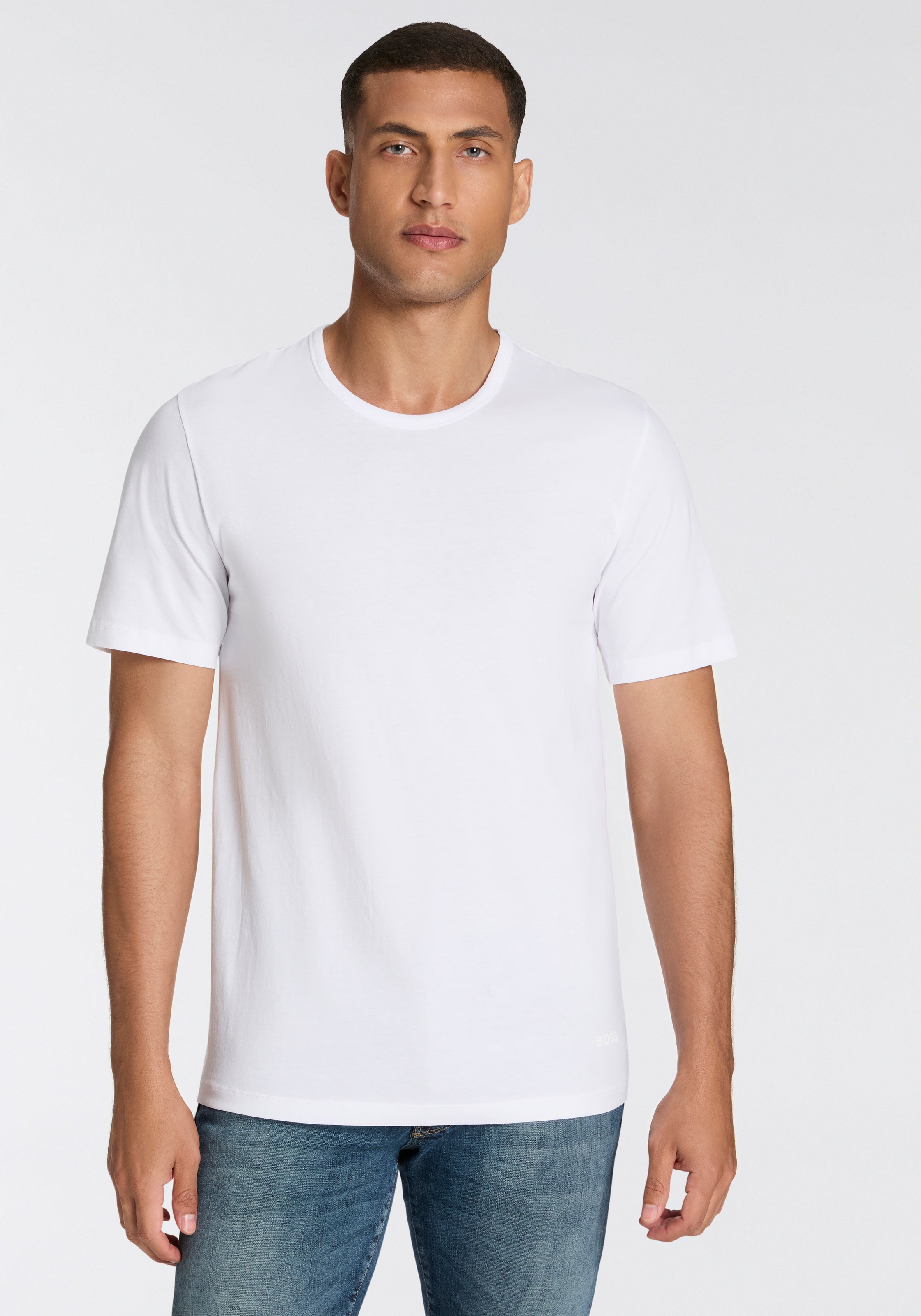 BOSS T-Shirt "5P Authentic", (5 tlg.), Basic, zum drunterziehen günstig online kaufen