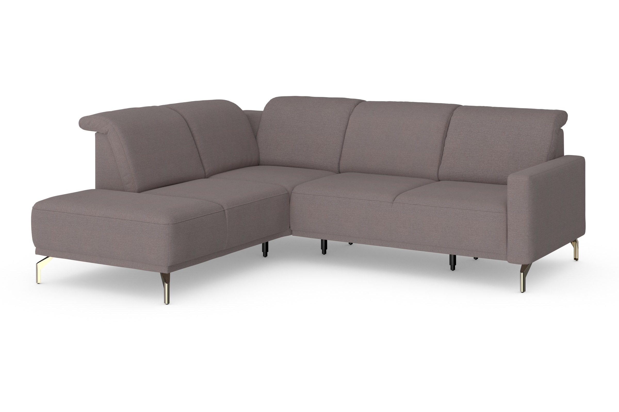 sit&more Ecksofa »Bailando L-Form«, wahlweise mit Kopfteilverstellung und Vorziehsitz, motorisch