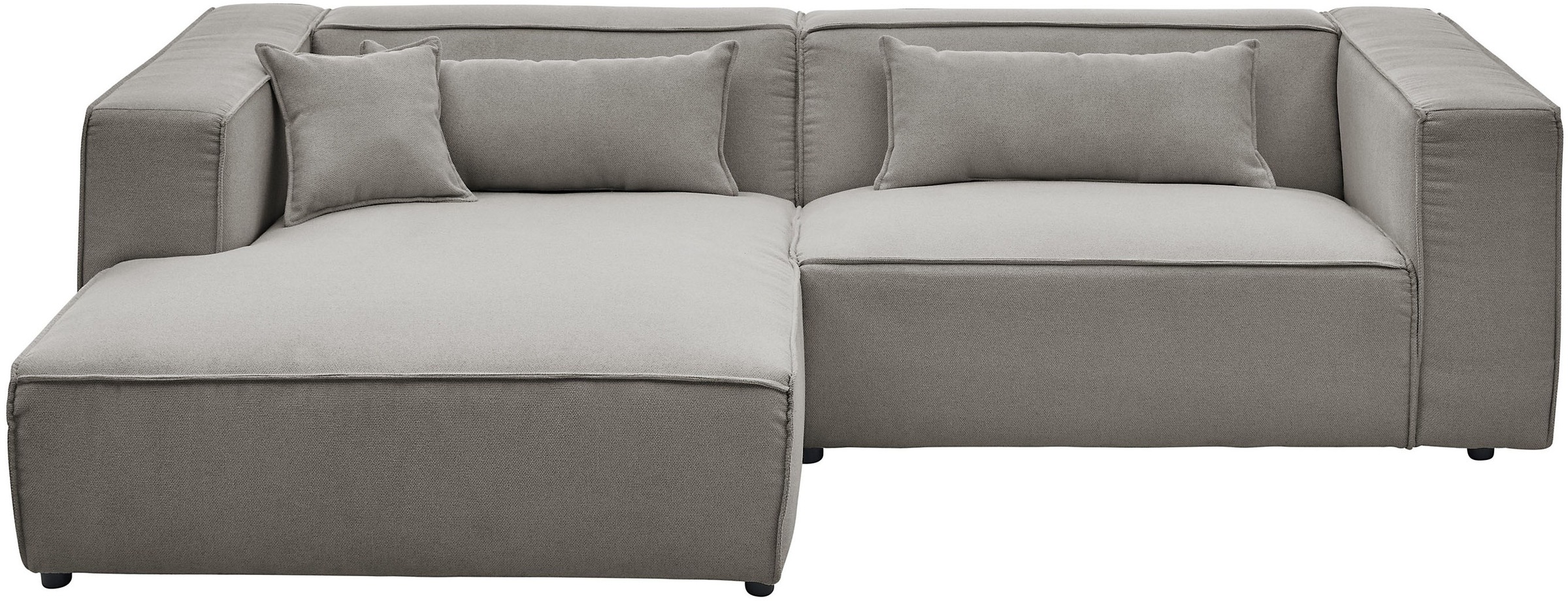 LeGer Home by Lena Gercke Ecksofa "PIARA mit Kedernaht, Cord, Leinenoptik o günstig online kaufen