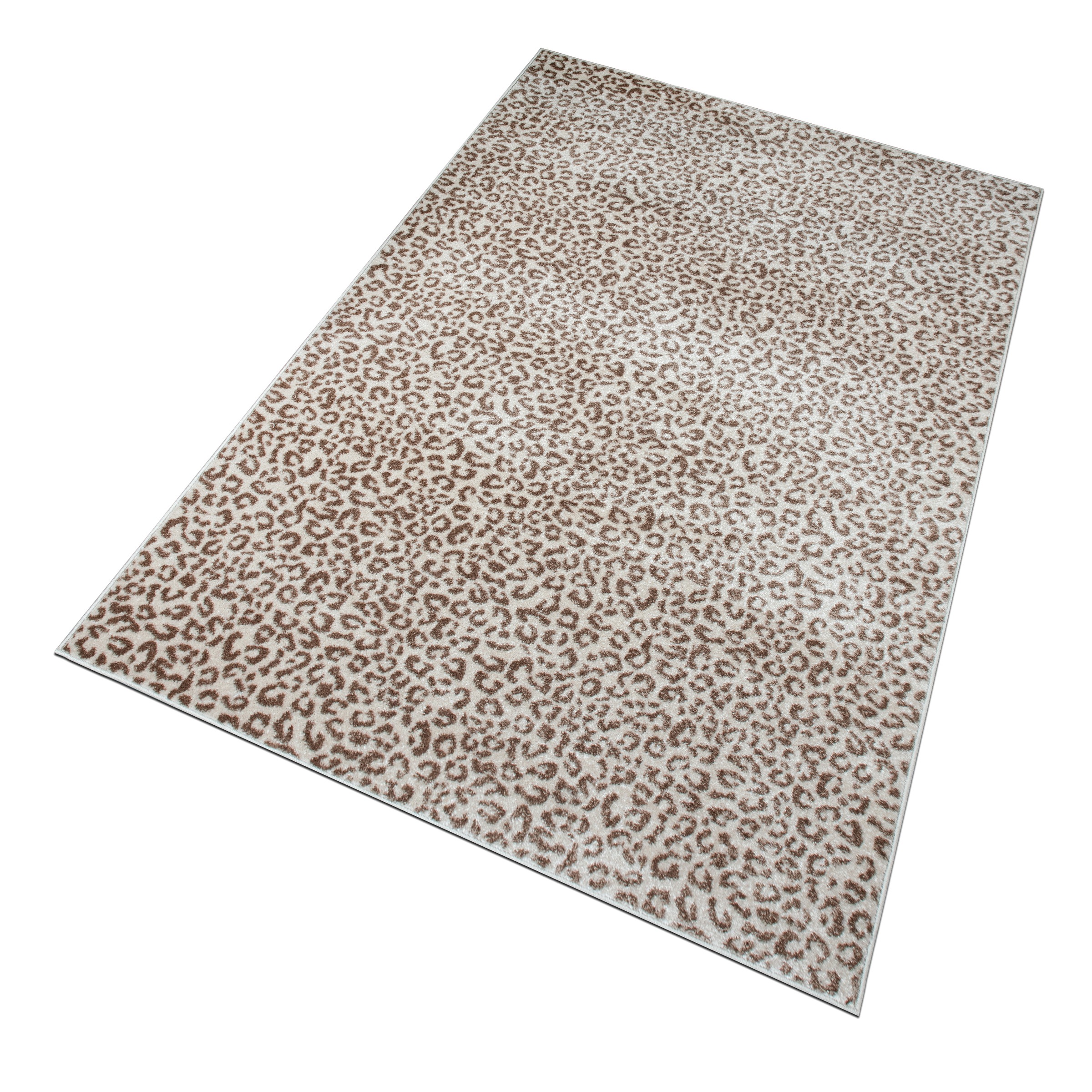 Teppich OTTO HOME "Fynna, Leoparden-Muster, Animalprint", creme, B:240cm H:9mm L:320cm, Kunstfaser, Teppiche, Teppich, besonders weicher Flor, Wohnzimmer, Schlafzimmer, Esszimmer, Leo 3