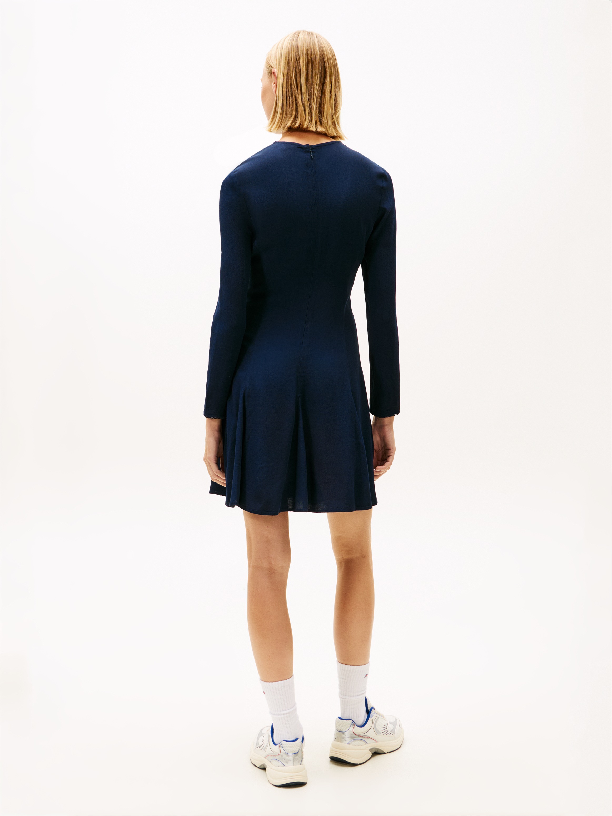 Tommy Jeans Minikleid "TJW MINI F&F LS DRESS" günstig online kaufen