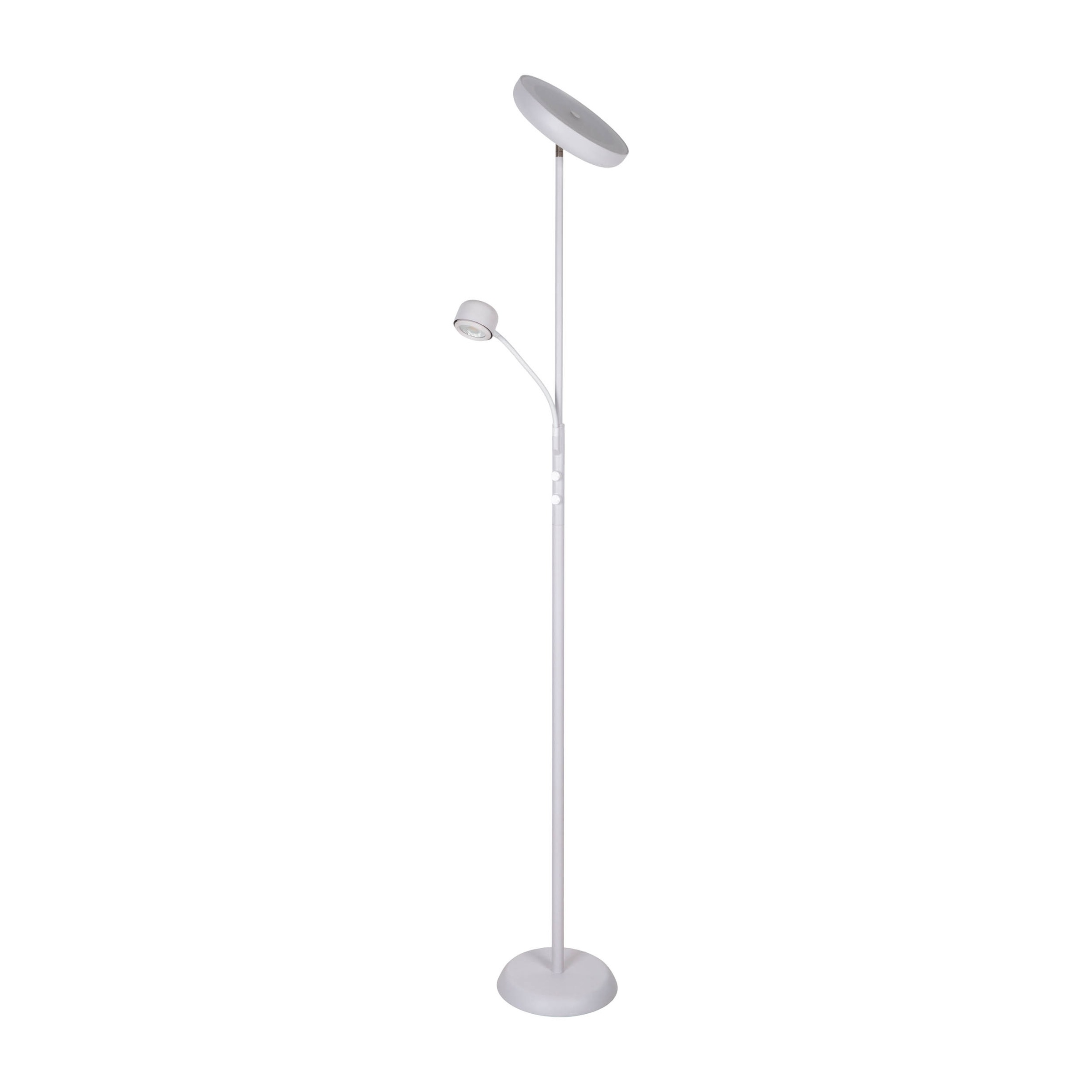 näve LED Stehlampe »Romis« LED-Modul 1 Stk. Warmweiß mit Lesearm, dimmbar per Drehschalter, LED warmweiß, H: 180cm