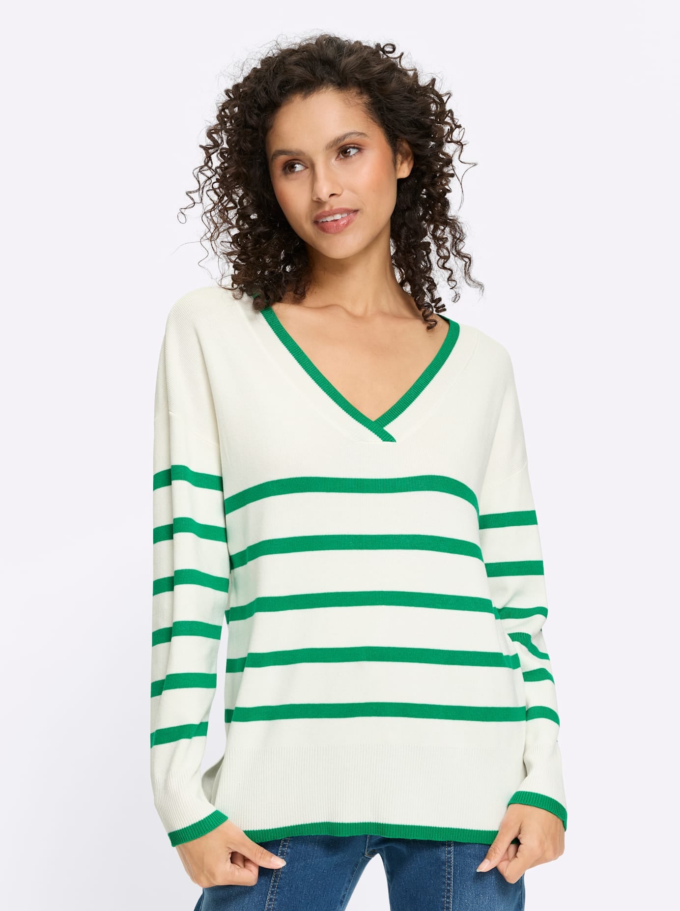 heine V-Ausschnitt-Pullover "Pullover" günstig online kaufen