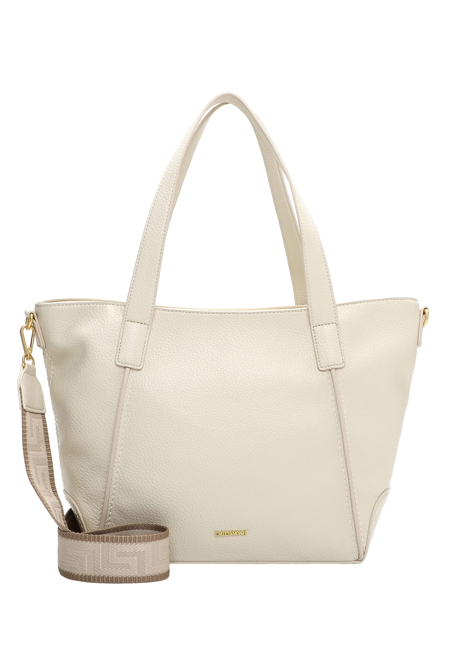 EMILY & NOAH Damen Shopper "Shopper E&N Julie", beige, Polyurethan, Taschen