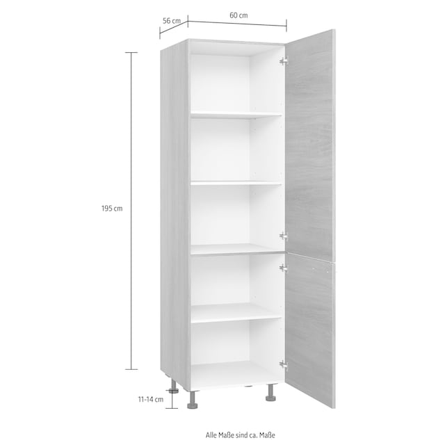 Express Küchen Vorratsschrank »Trea SV60-195«, Höhe 195 cm, Breite 60 cm  kaufen | BAUR