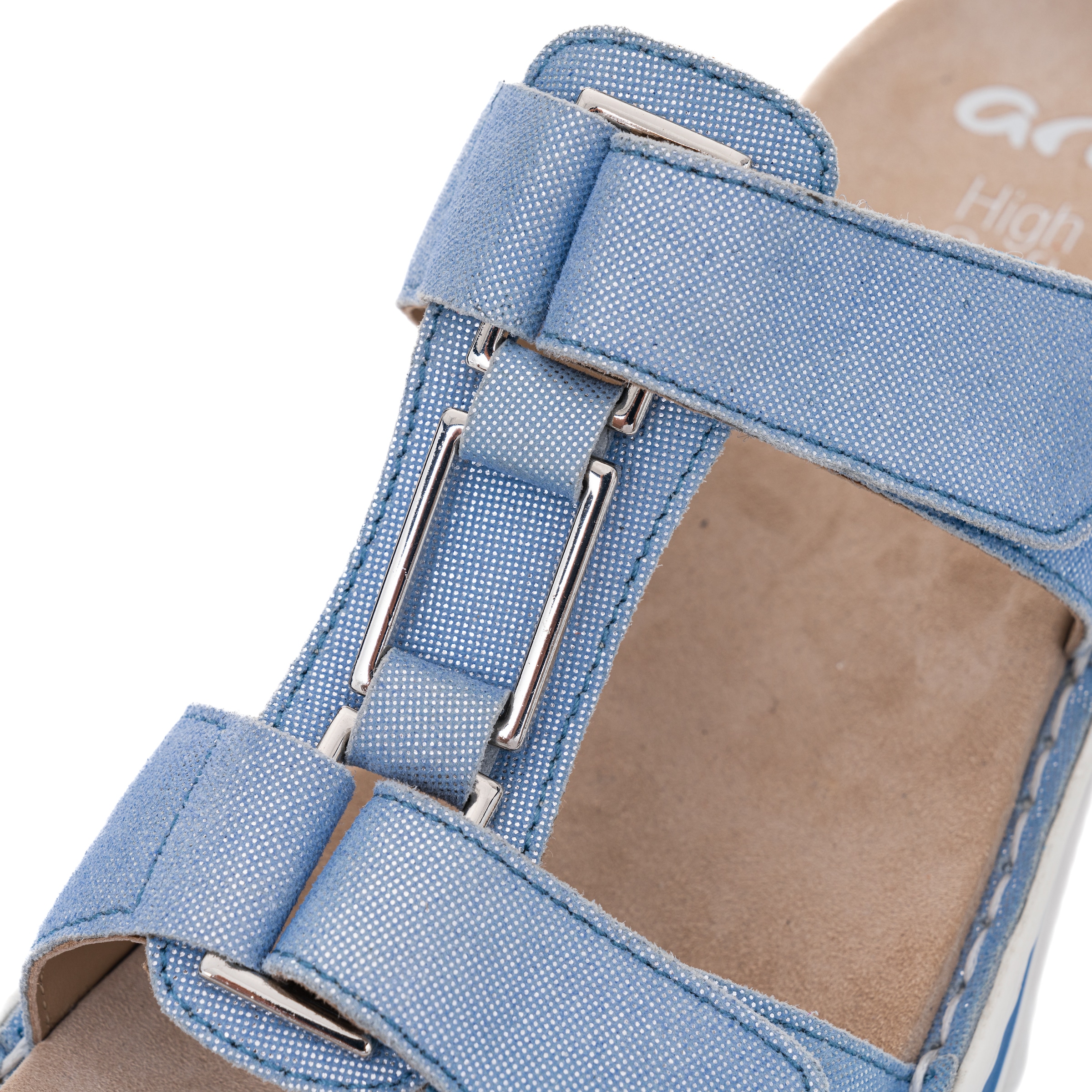 Ara Pantolette »TAMPA«, Keilabsatz, Sommerschuh, Schlappen mit Schmuckelement, G-Weite
