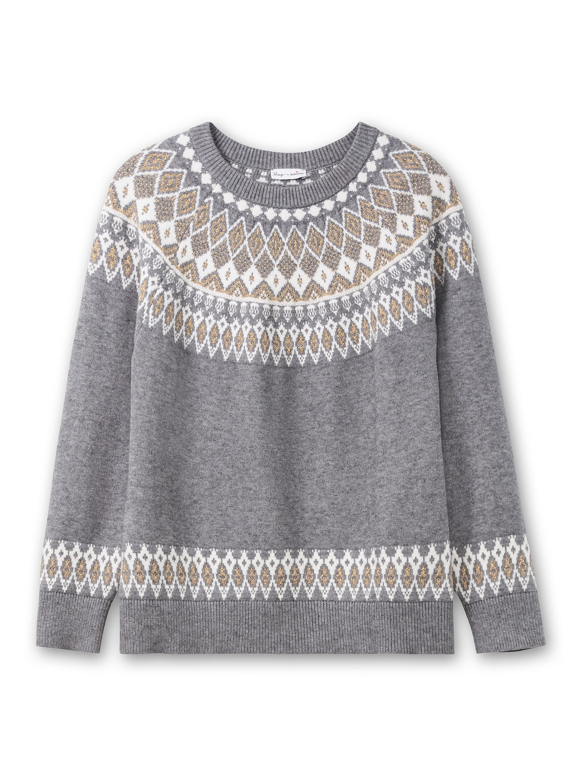 sheego by Joe Browns Strickpullover »Große Größen«, mit Norwegermuster