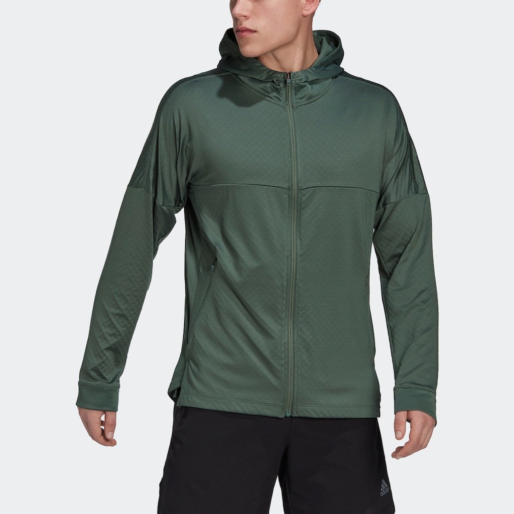 adidas Performance Outdoorjacke »WORKOUT WARM KAPUZENJACKE«