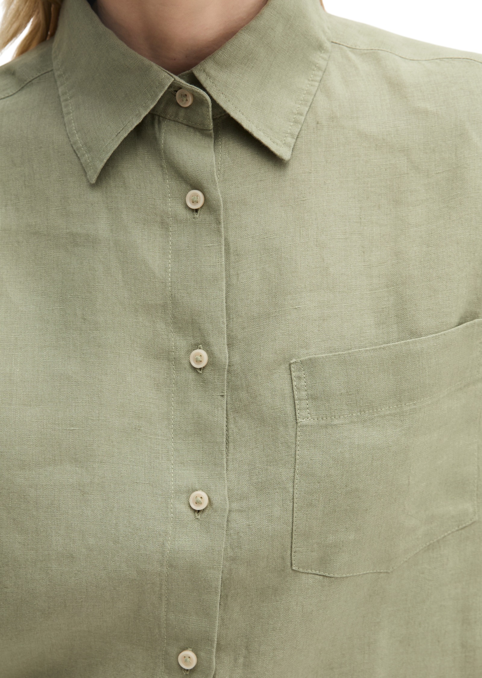 Marc O'Polo Langarmbluse »mit natürlich kühlender Funktion«