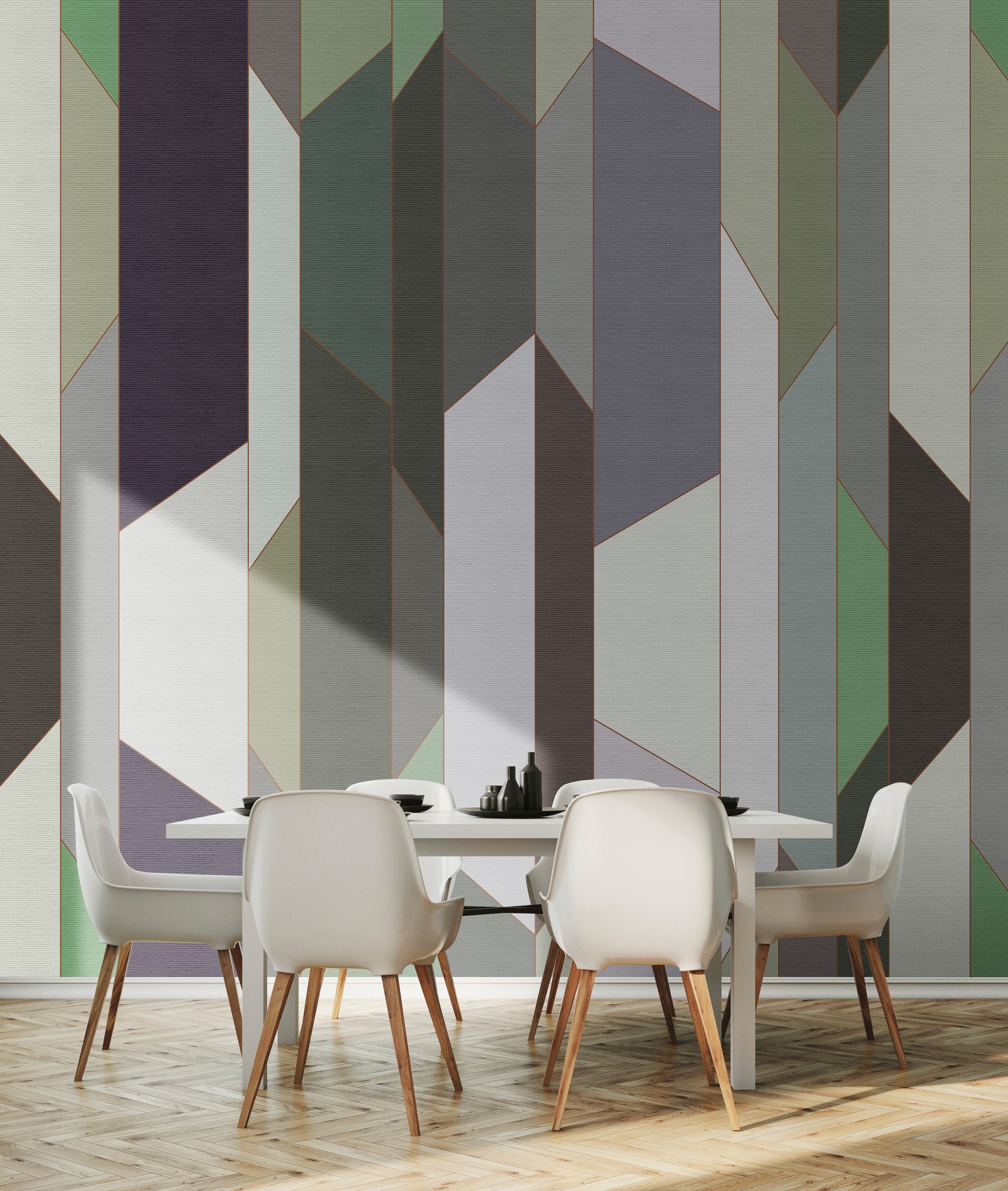 living walls Fototapete "Walls by Patel Fold 1" glatt Vlies, Wand, Schräge günstig online kaufen