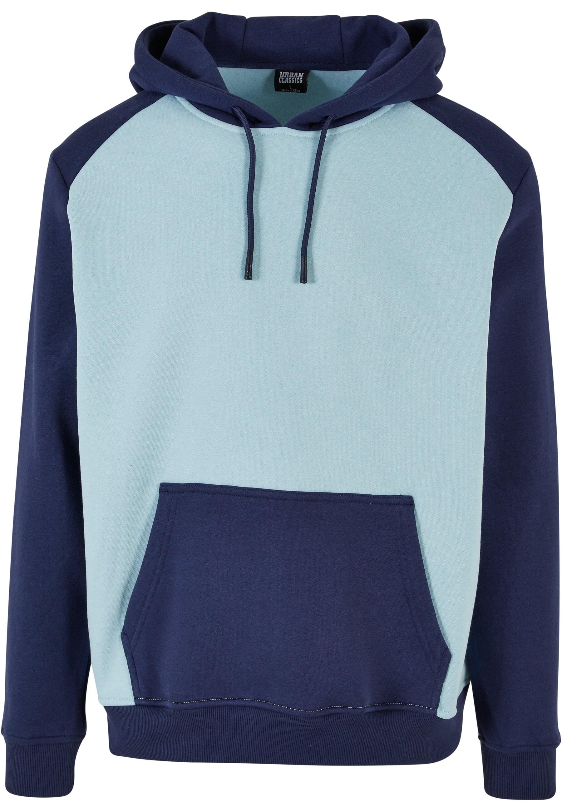 URBAN CLASSICS Sweater "Urban Classics Herren 2-Tone Fake Raglan Hoody" günstig online kaufen