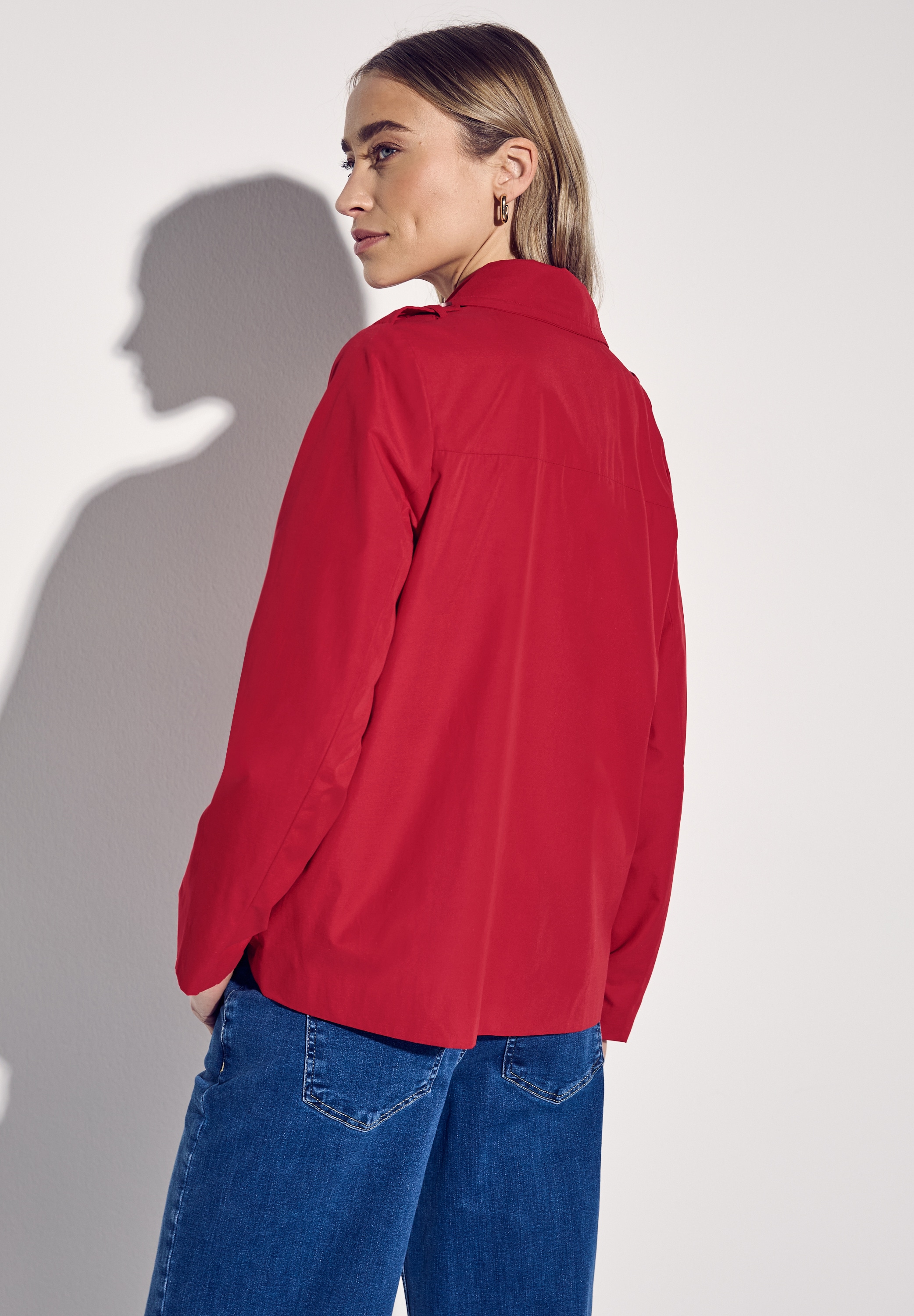 STREET ONE Kurzjacke, ohne Kapuze, mit Reverskragen