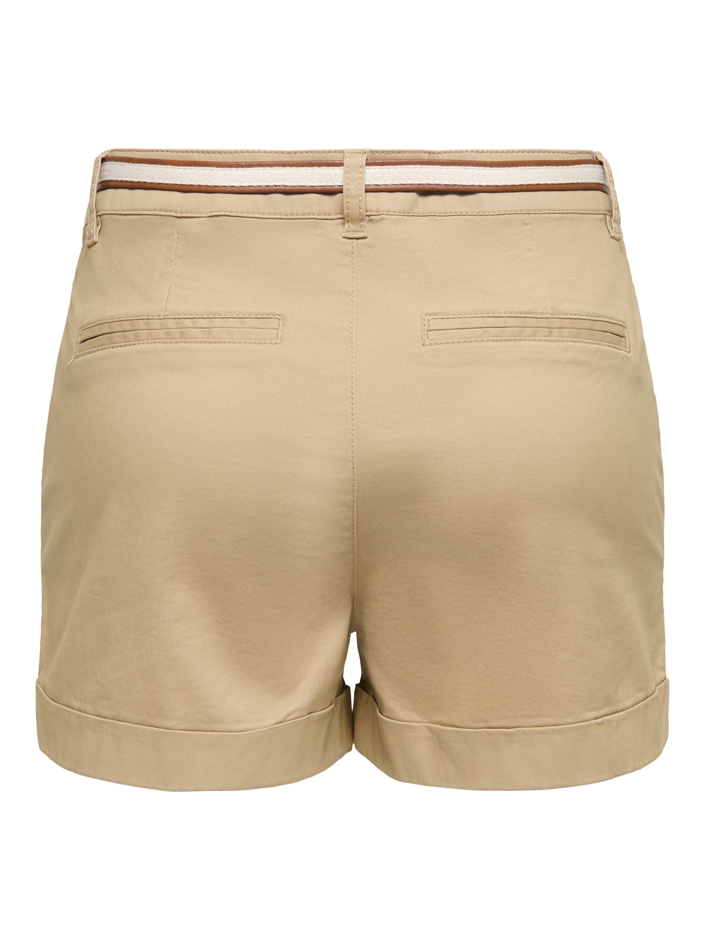 ONLY Shorts »ONLTRINY MW BELT SHORTS PNT«  Baumwollmischung, regular fit, Regular Waist
