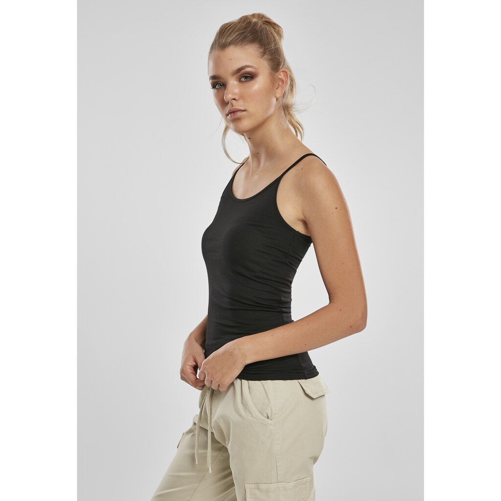 URBAN CLASSICS Muskelshirt »Urban Classics Damen Ladies Basic Top 2-Pack«, (1 tlg.)