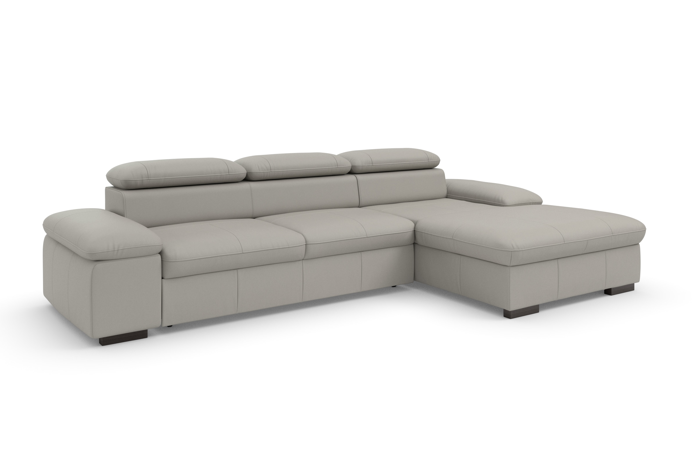 Home affaire Ecksofa »Alberto L-Form«, mit Kopfteilverstellung, wahlweise mit Bettfunktion
