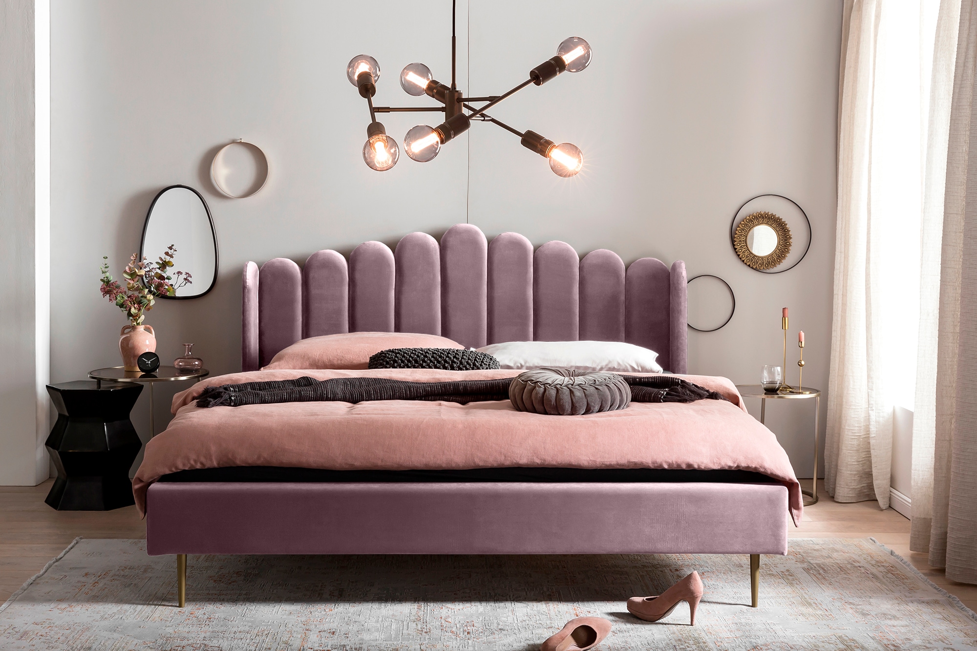 SalesFever Polsterbett "Komfortables Bett für erholsamen Schlaf" Eleganz tr günstig online kaufen