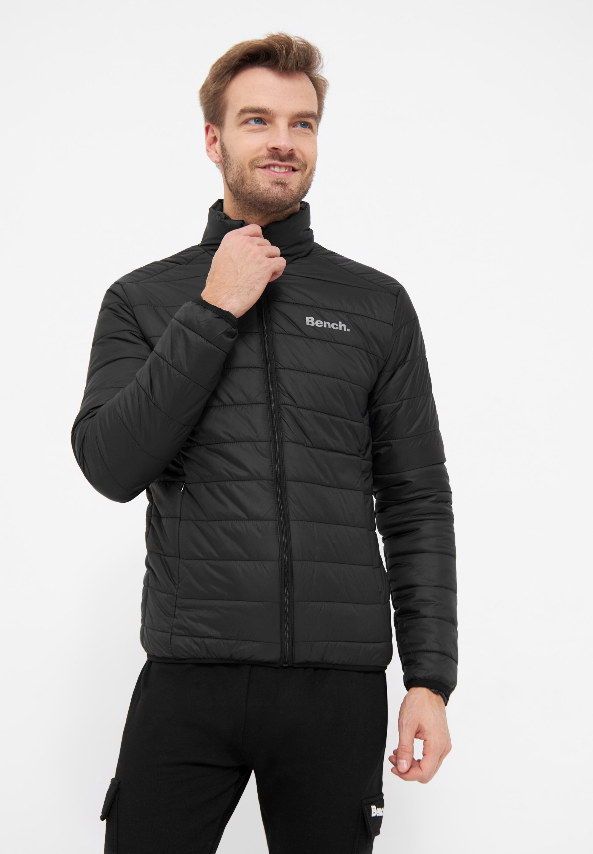 Bench. Windbreaker »Bench Jacke GARTNER«, mit Kapuze, Logo für BAUR