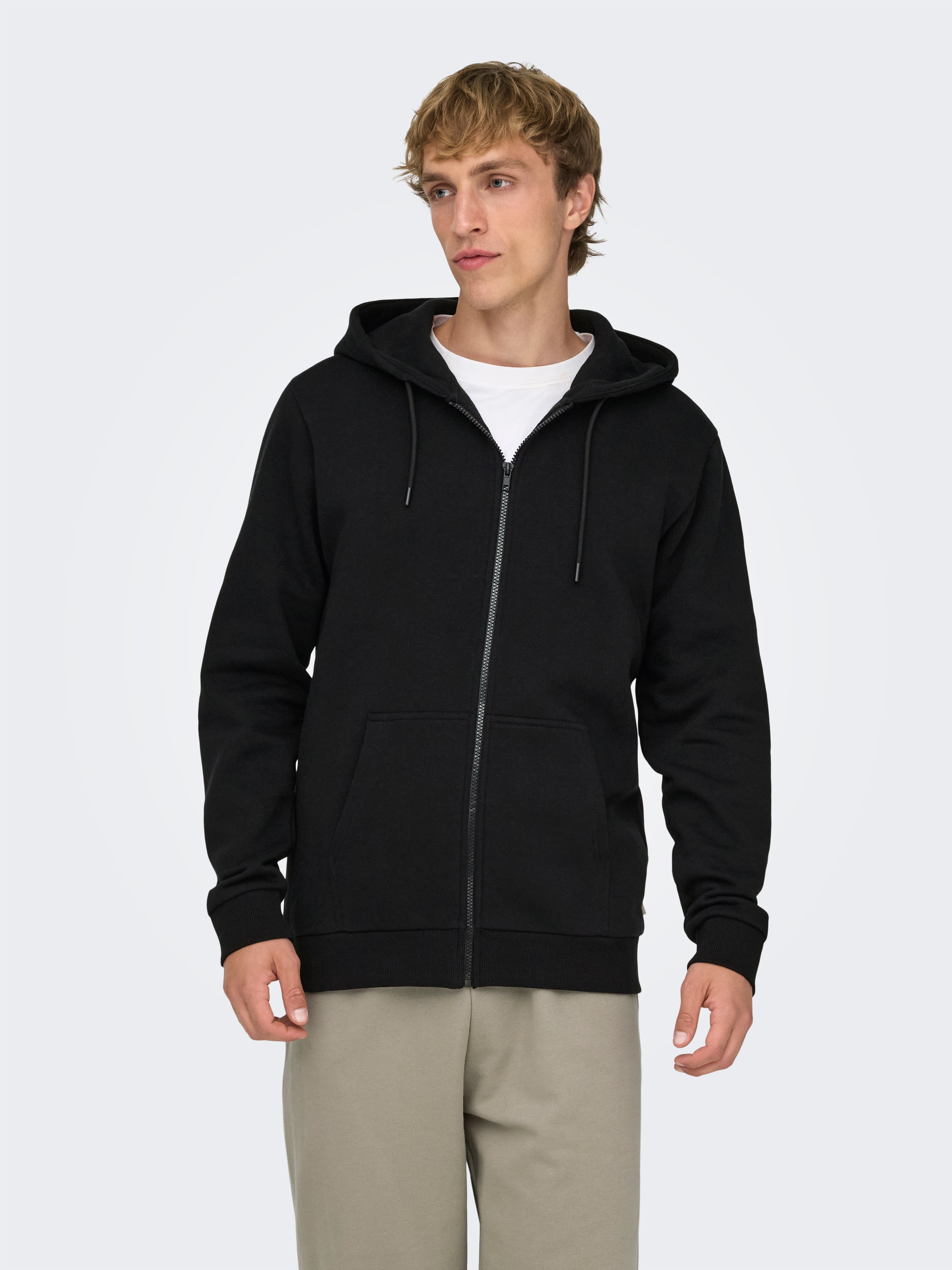 ONLY & SONS Kapuzensweatjacke "CERES LIFE ZIP THR. HOODIE SWEAT" günstig online kaufen