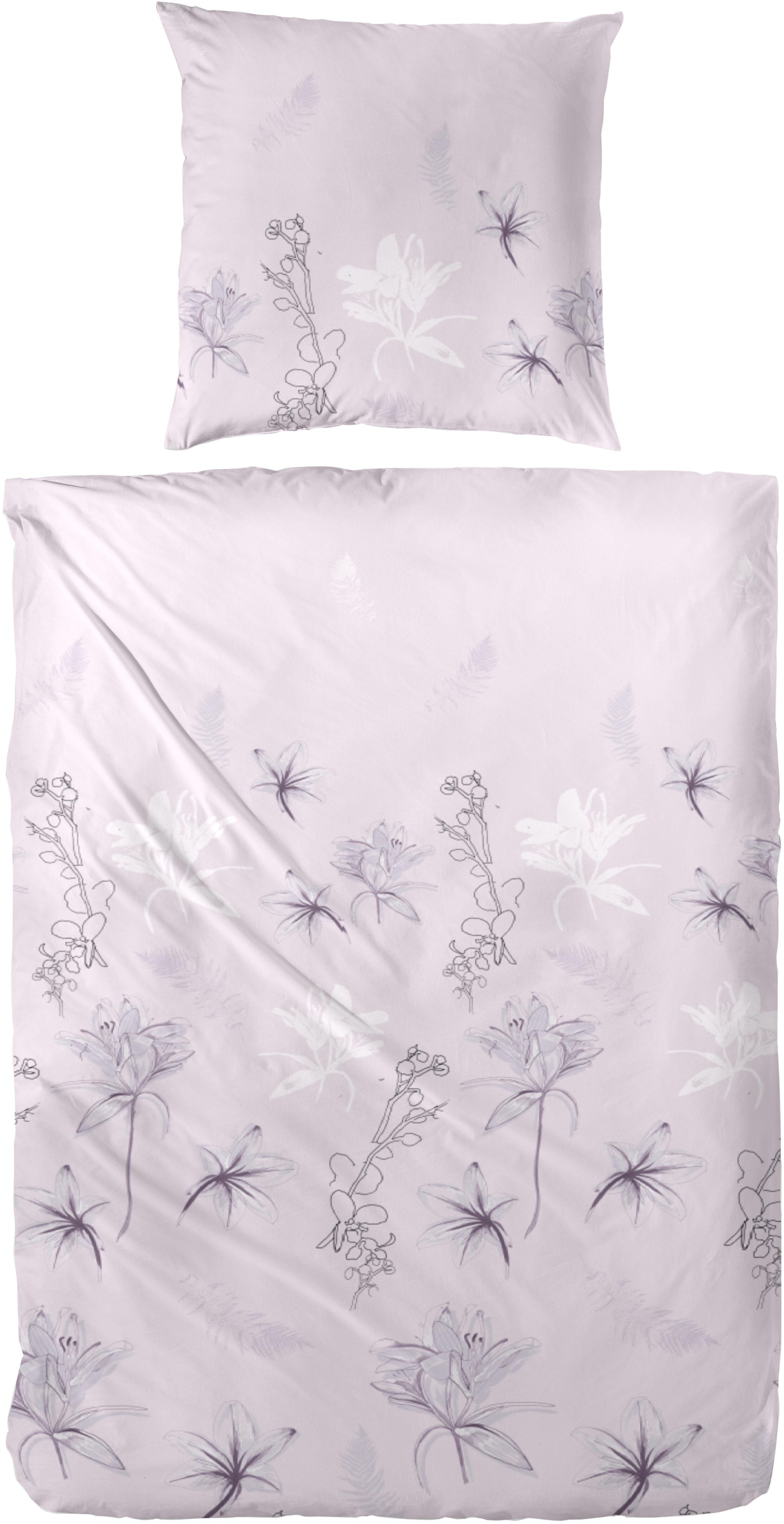 Primera Bettwäsche "Severa" 2 Stk. tlg. mit Blumen günstig online kaufen