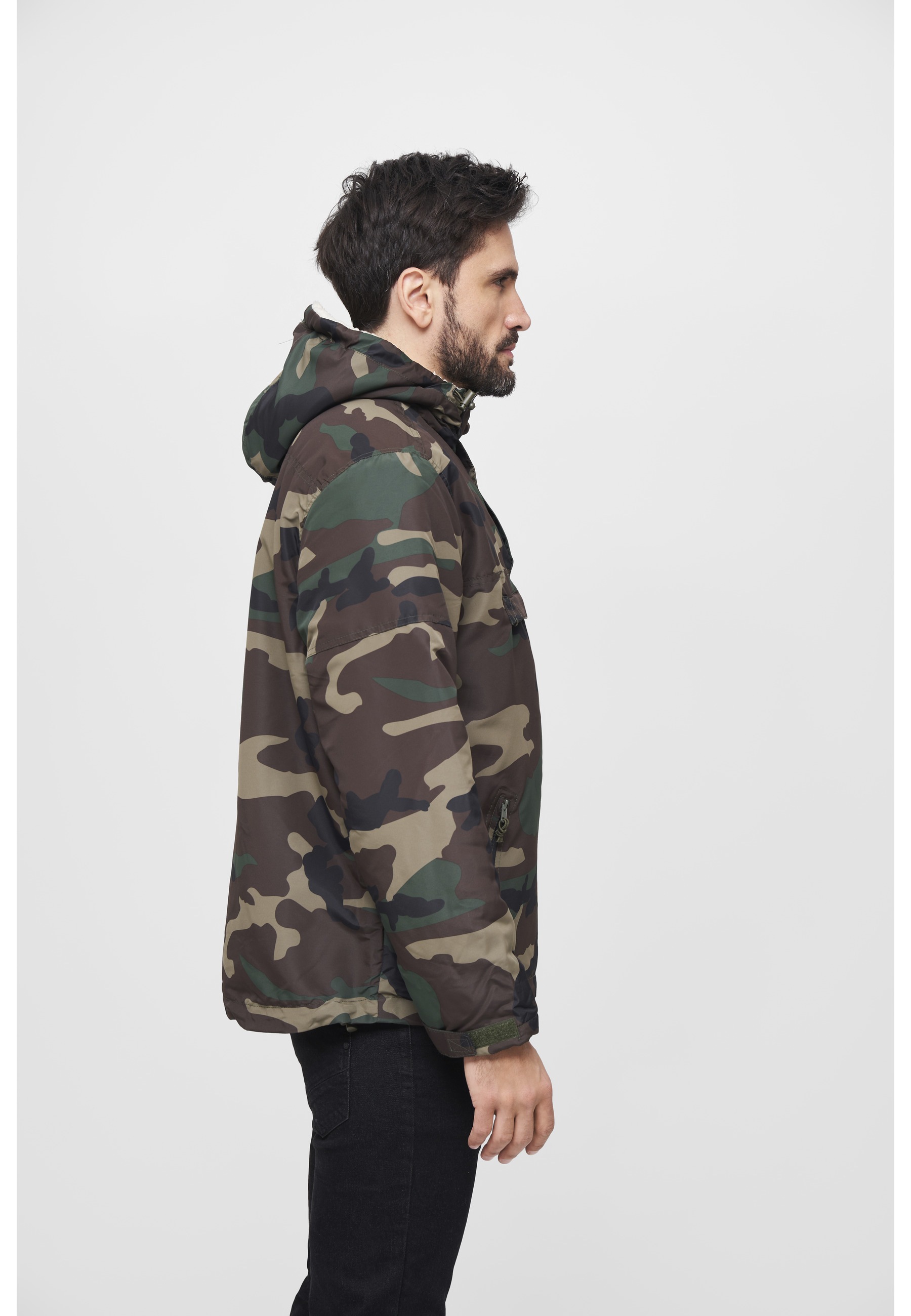 Brandit Allwetterjacke »Brandit Herren Windbreaker Sherpa« 1 Stk. tlg. mit Kapuze