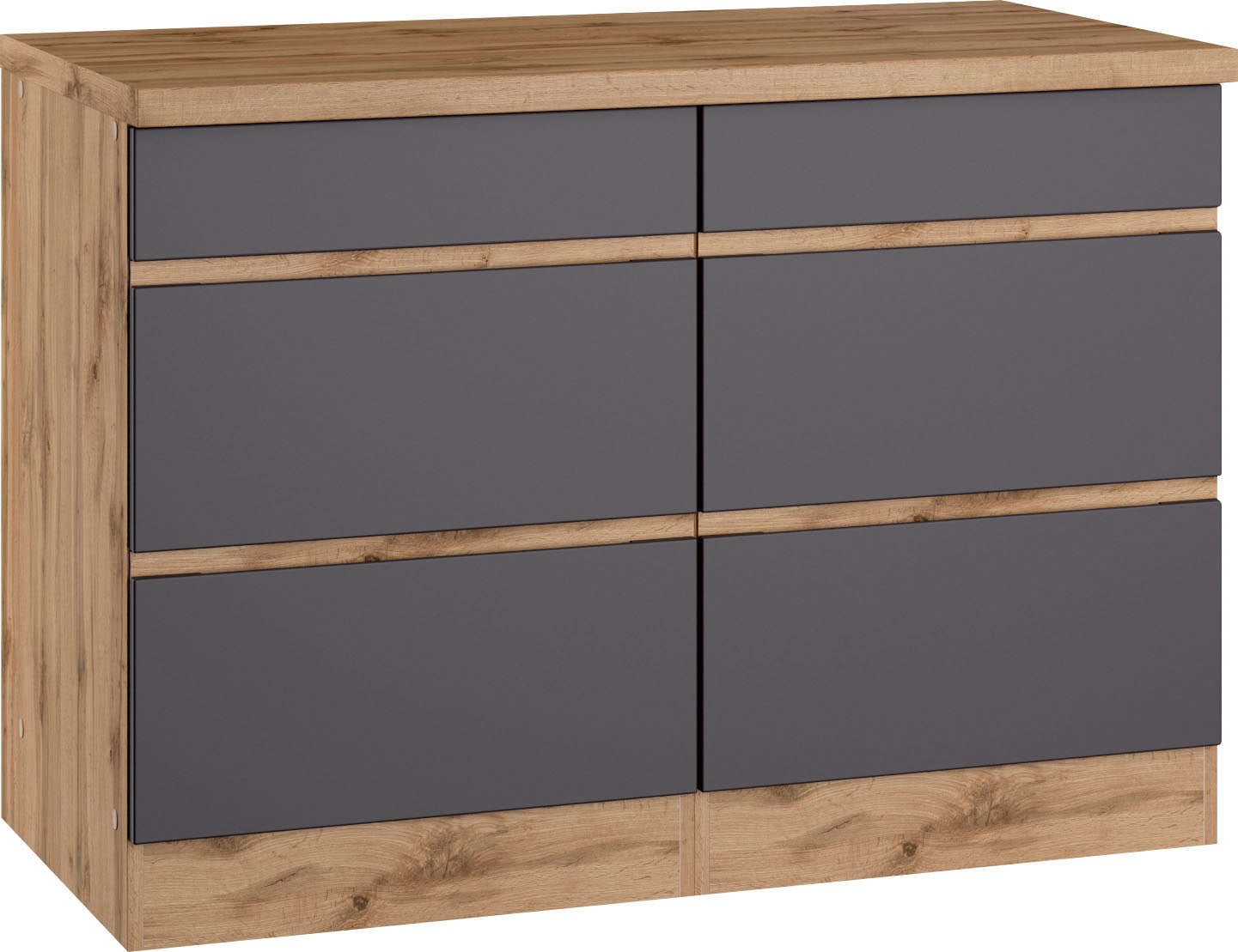 KOCHSTATION Unterschrank "KS-Riesa", Breite 120 cm, MDF-Fronten günstig online kaufen