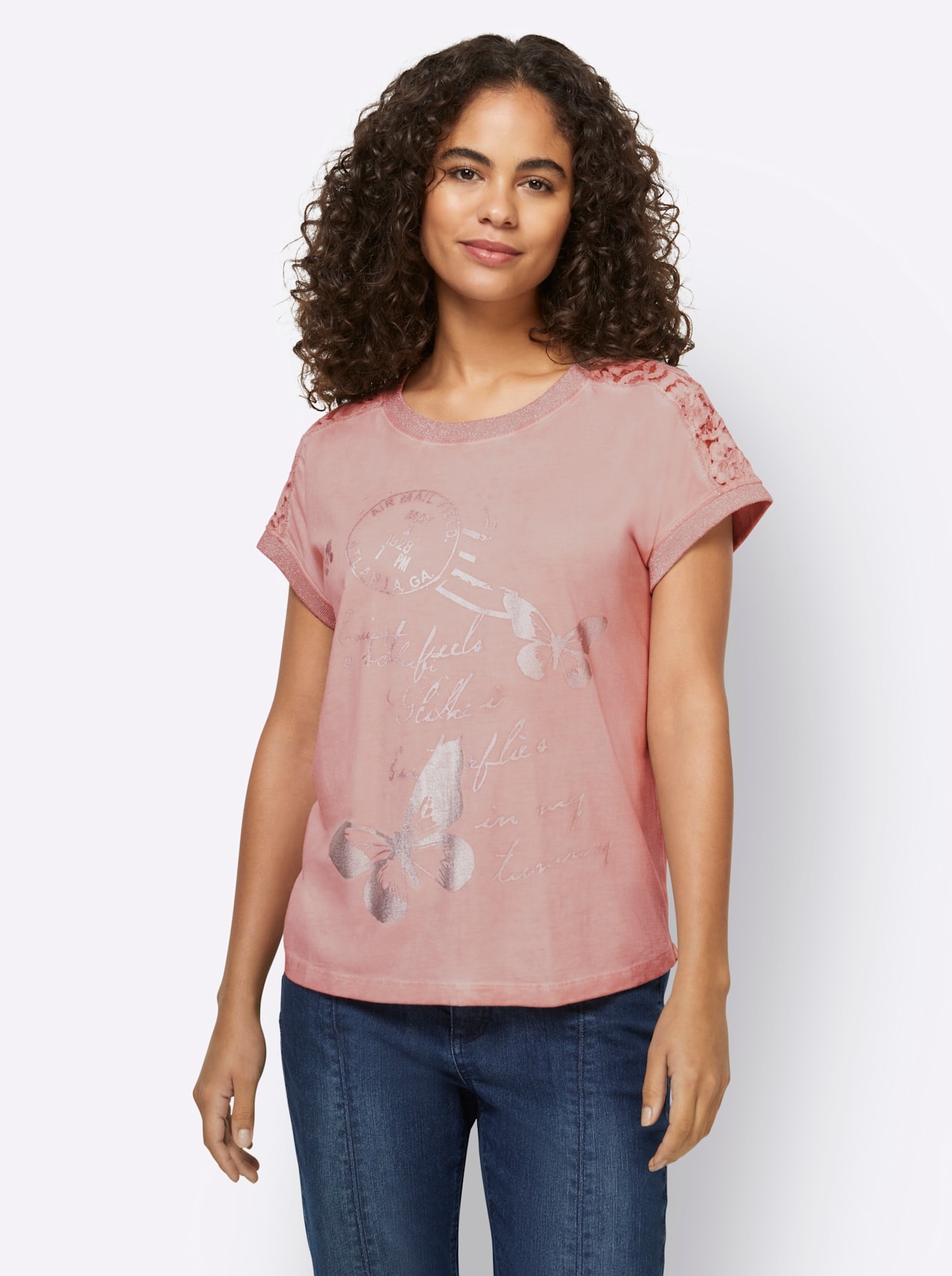 heine Rundhalsshirt "Shirt", 1 Stk. günstig online kaufen