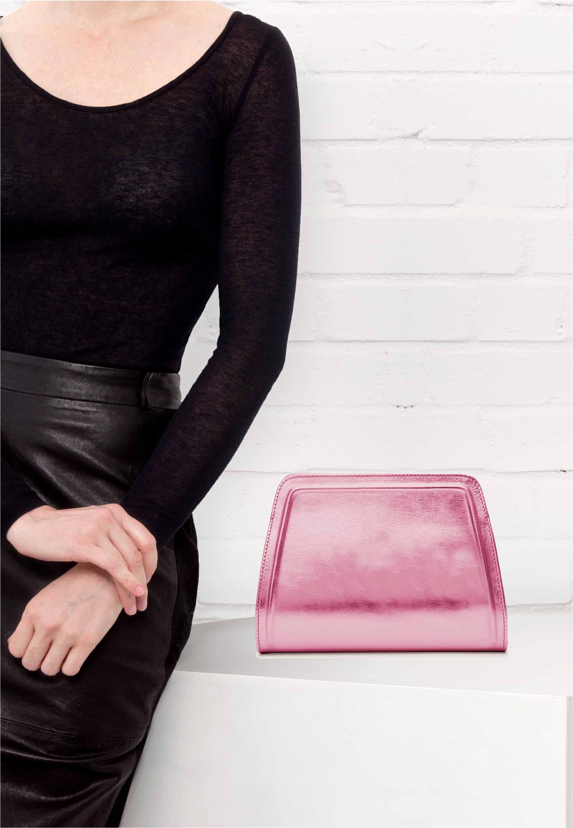GRETCHEN Schultertasche »Lyra Clutch Two«, aus italienischem Kalbsleder