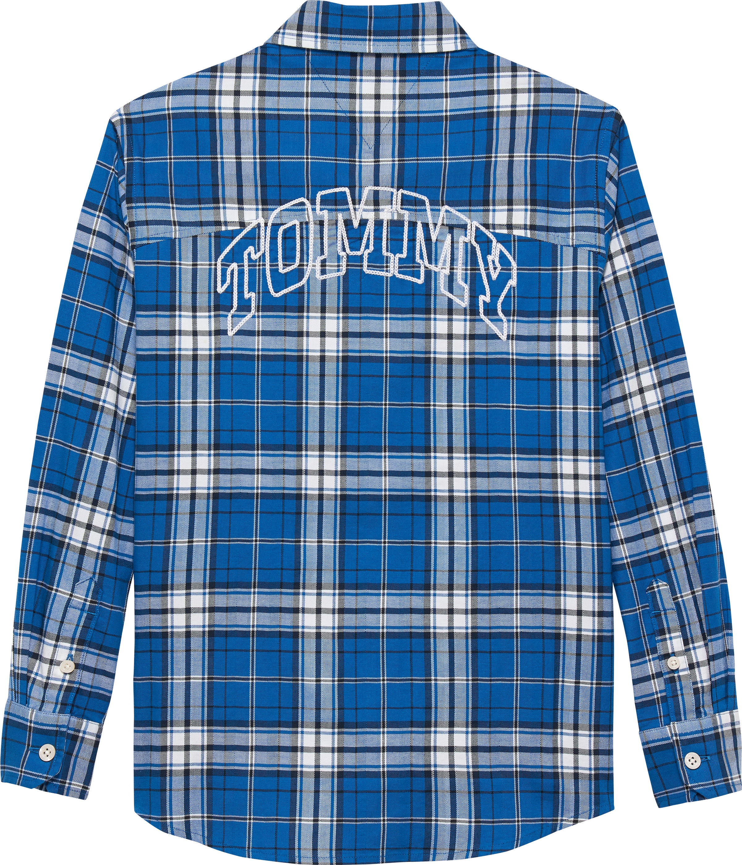 Tommy Hilfiger Langarmhemd »TOMMY GRAPHIC CHECK SHIRT«, Kinder bis 16 Jahre, Druck