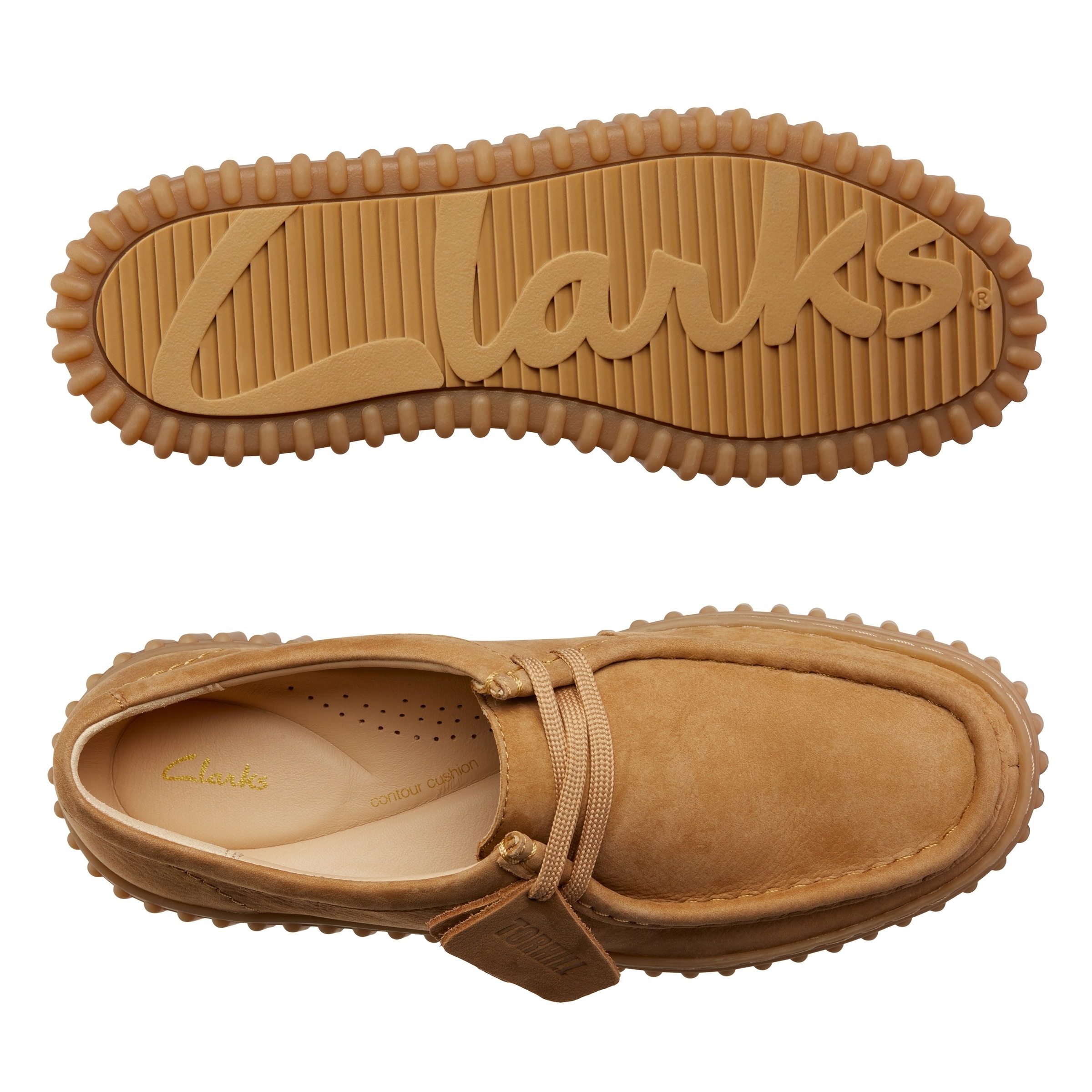 Clarks Slip-On Sneaker »Torhill Bee«, Plateausneaker, Halbschuh, Slipper mit Wechselfußbett