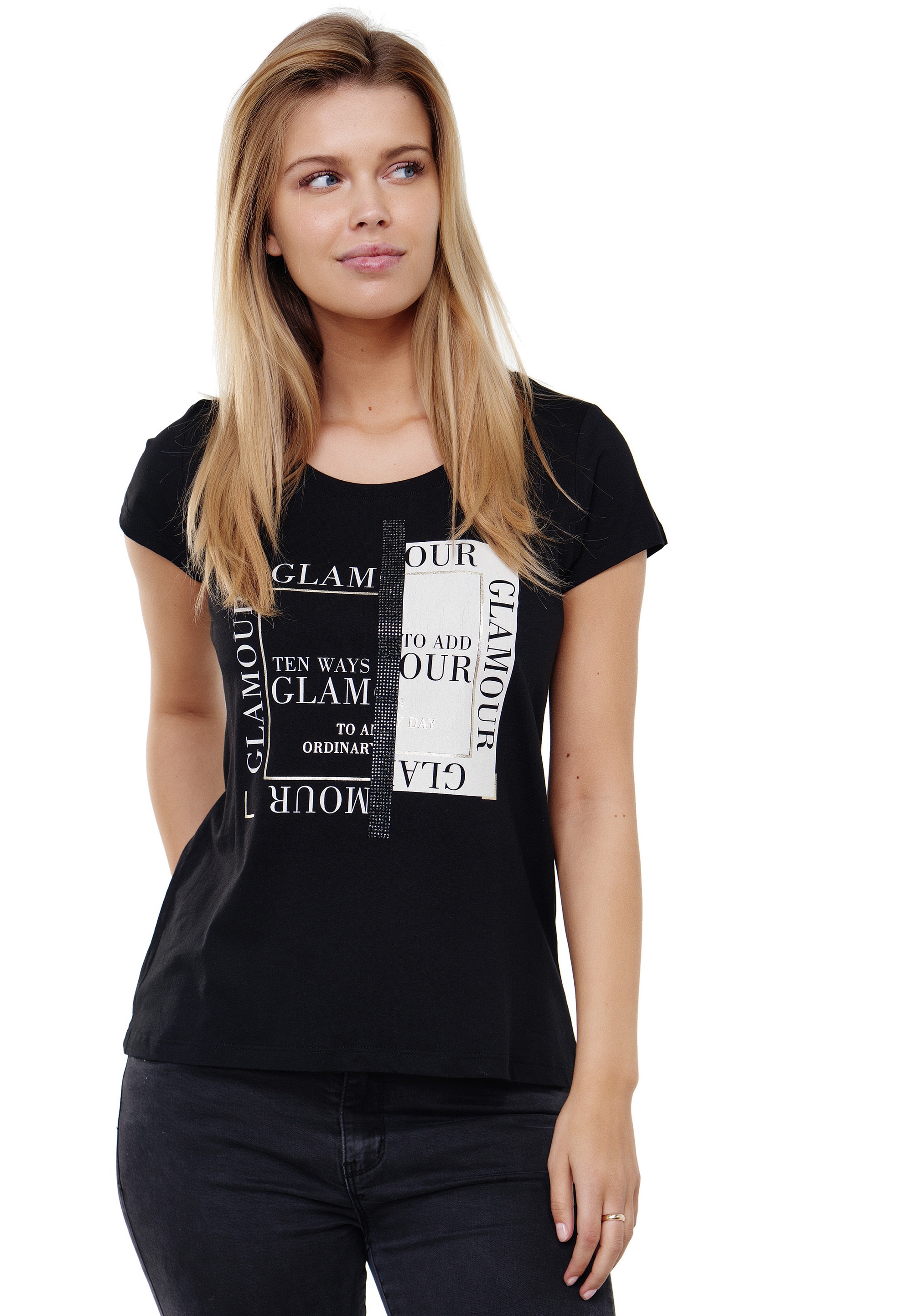 | BAUR Brustprint modernem T-Shirt, mit kaufen Decay