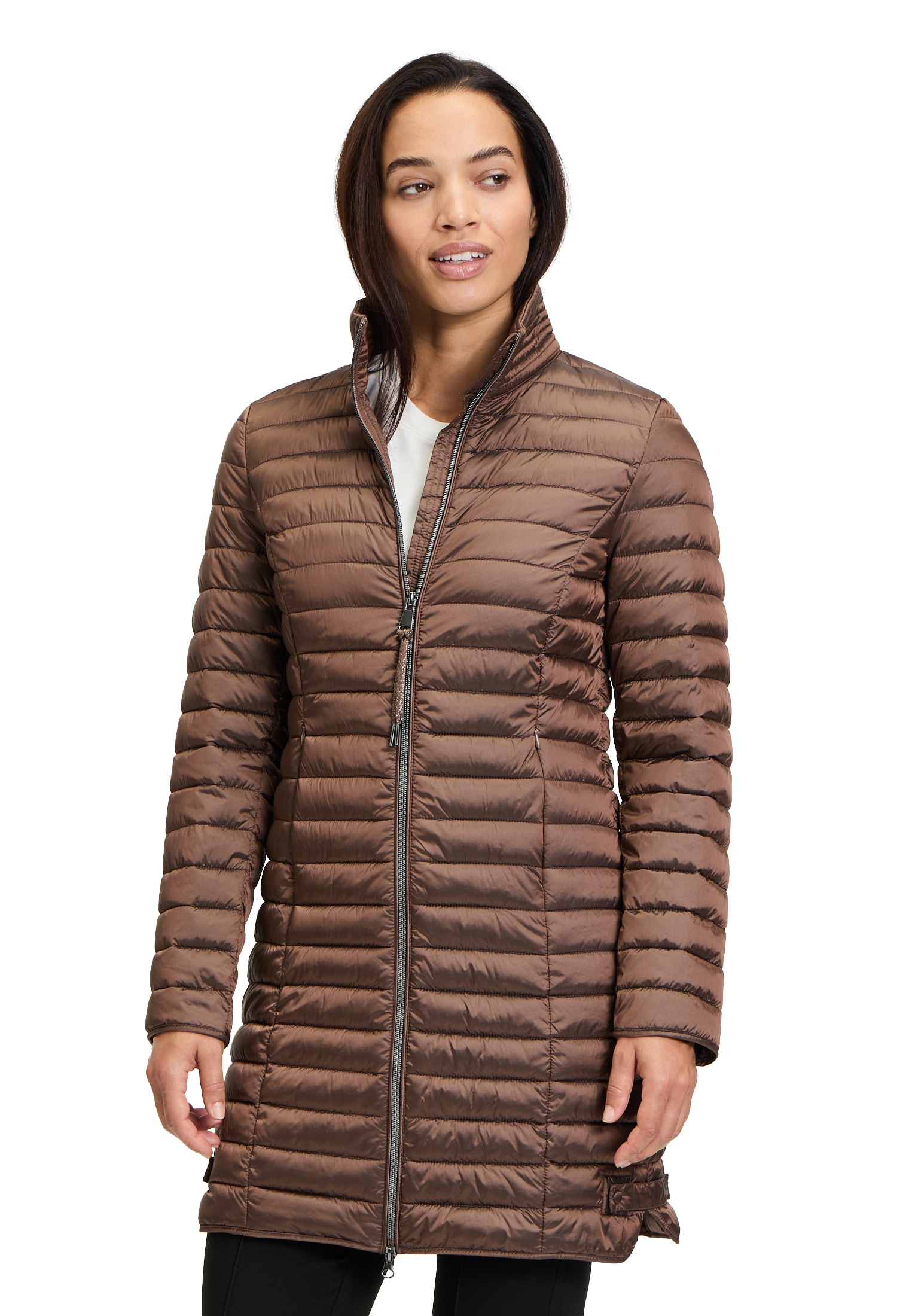 Cartoon Steppjacke "Damen mit Stehkragen" günstig online kaufen