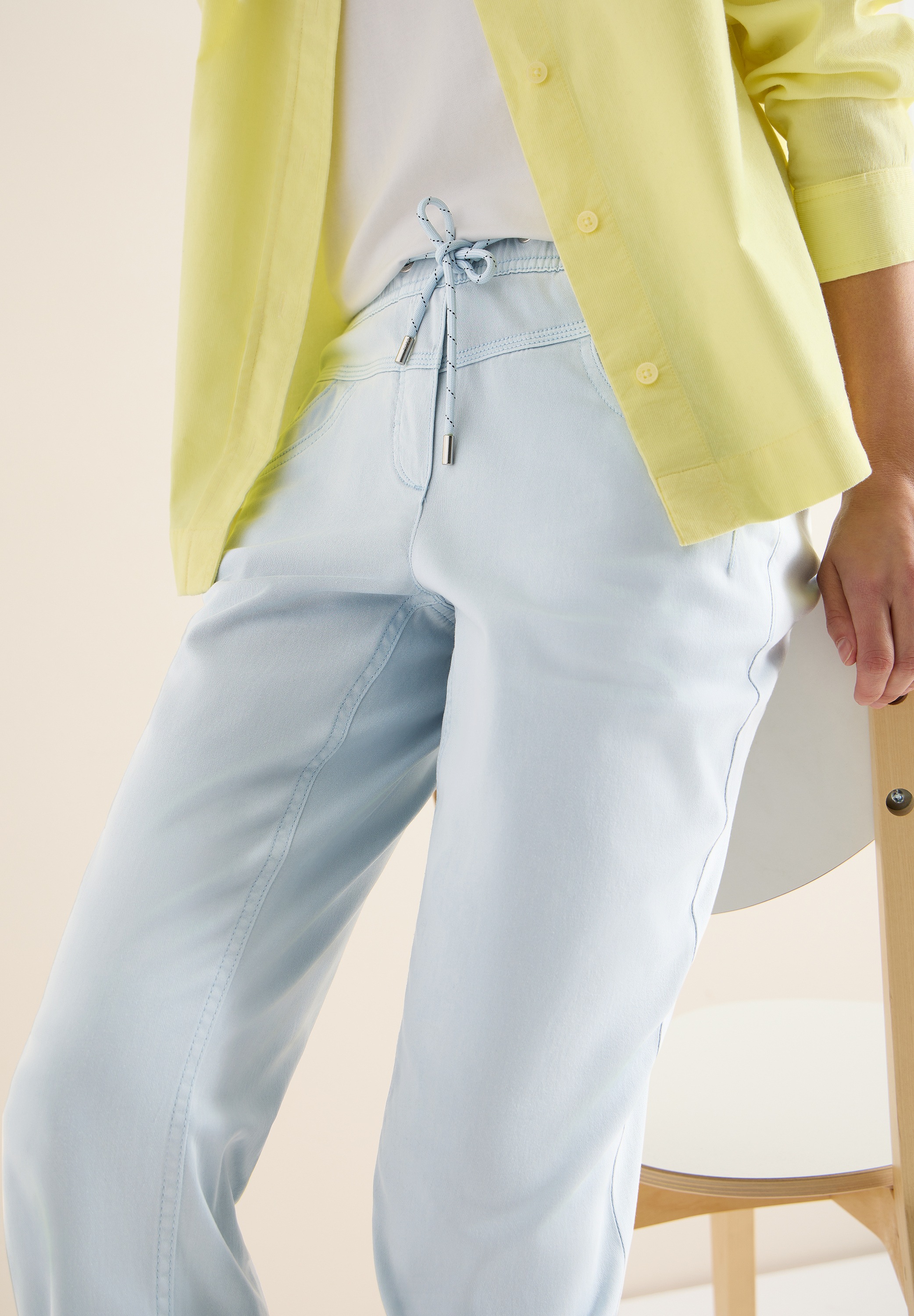 Thumbnail - Cecil Stoffhose "Style Tracey" mit elastischem Bund und Kordelzug