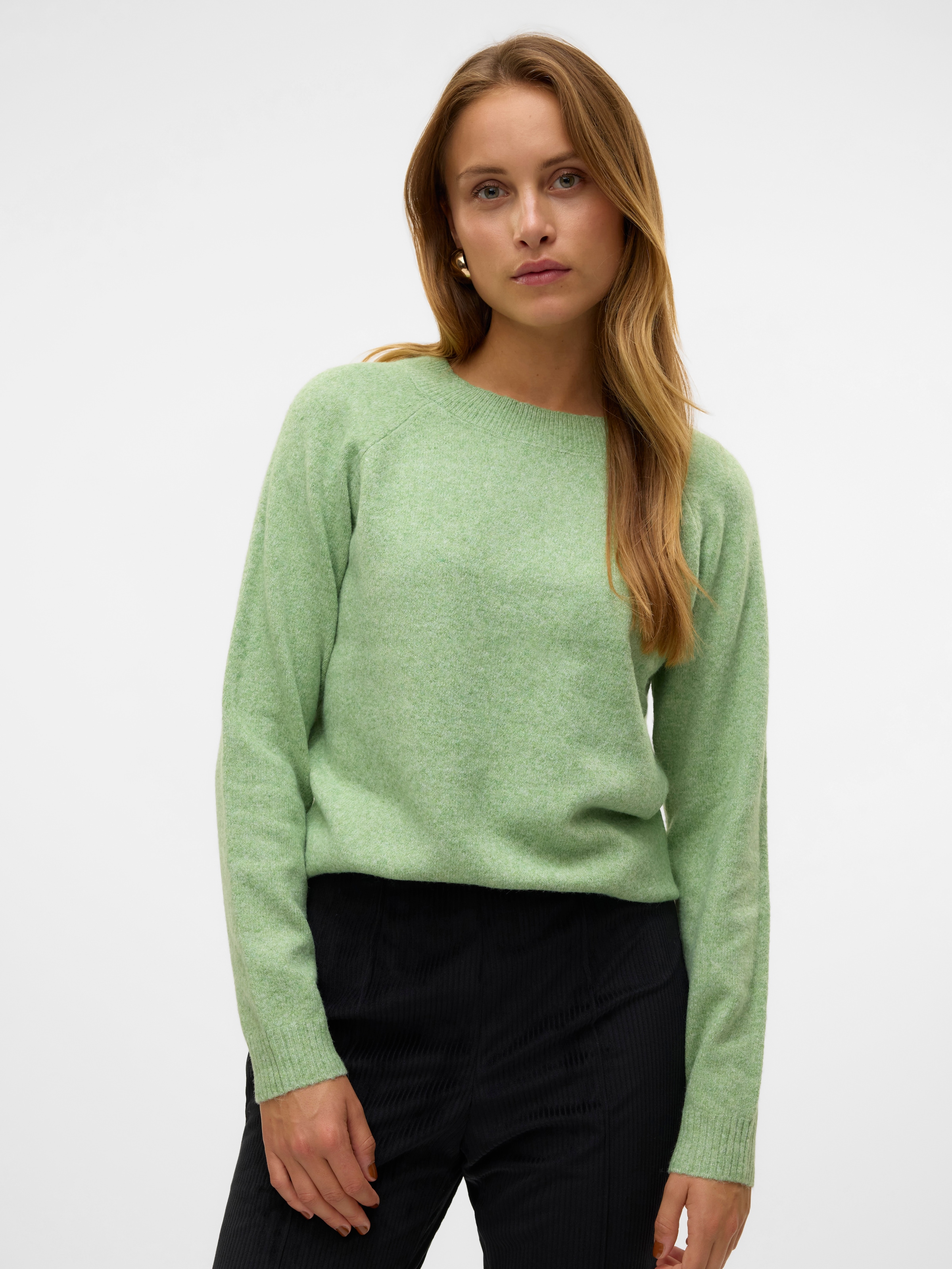 Vero Moda Rundhalspullover »VMDOFFY LS O-NECK BLOUSE GA NOOS«