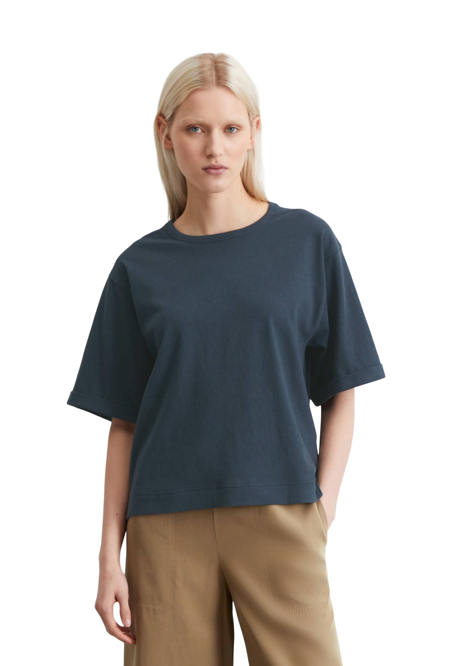 Marc OPolo T-Shirt "aus Organic Cotton-Hanf-Mix" günstig online kaufen
