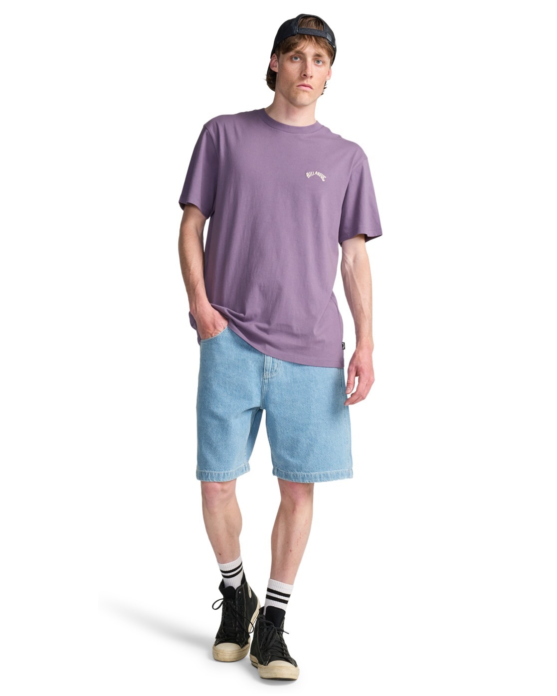 Billabong T-shirt à Manches Courtes Arch Dusty Grape L Homme 2