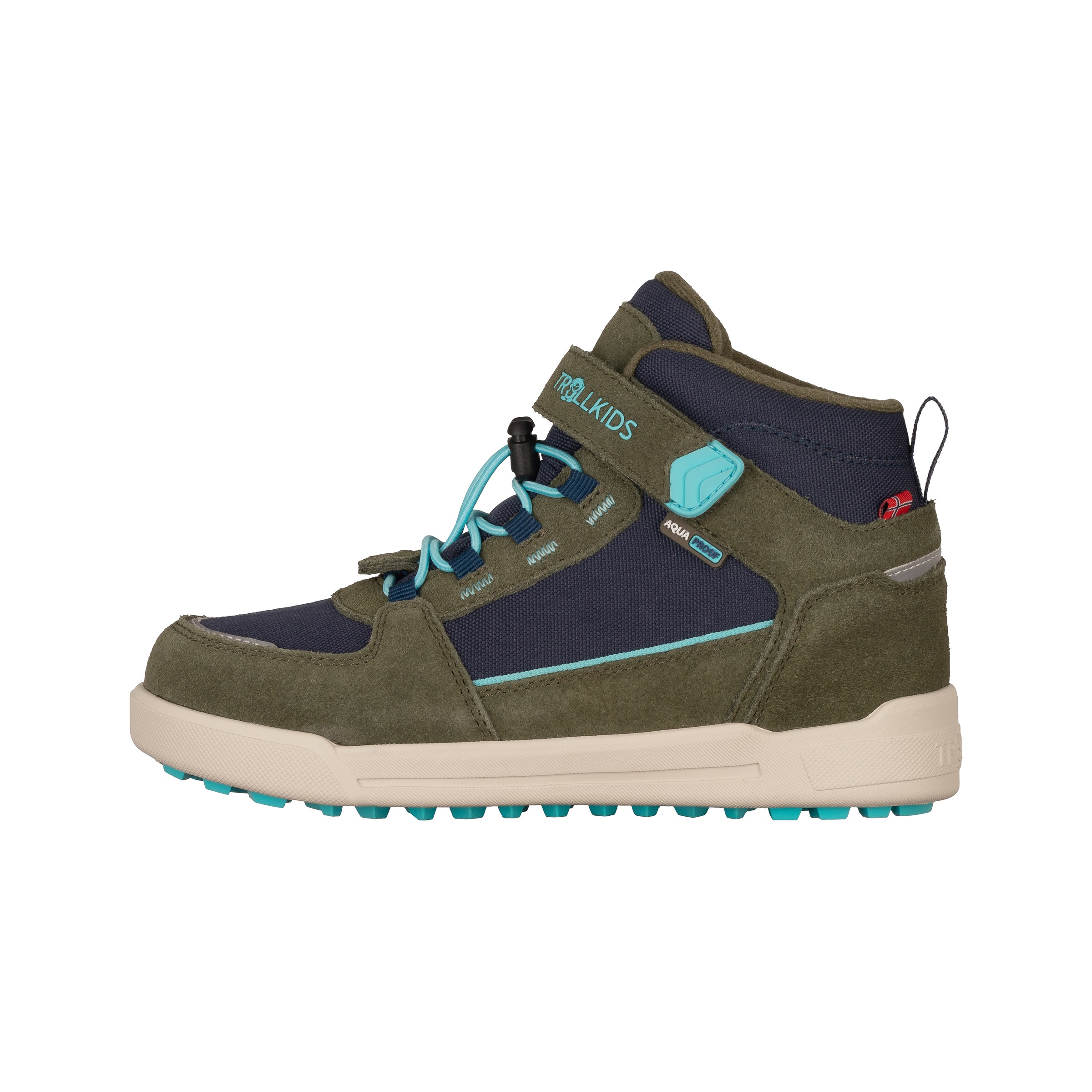TROLLKIDS Winterstiefel »KIDS GRYLLEFJORD MID CUT«, wasserdicht, Klettverschluss, reflektierende Details