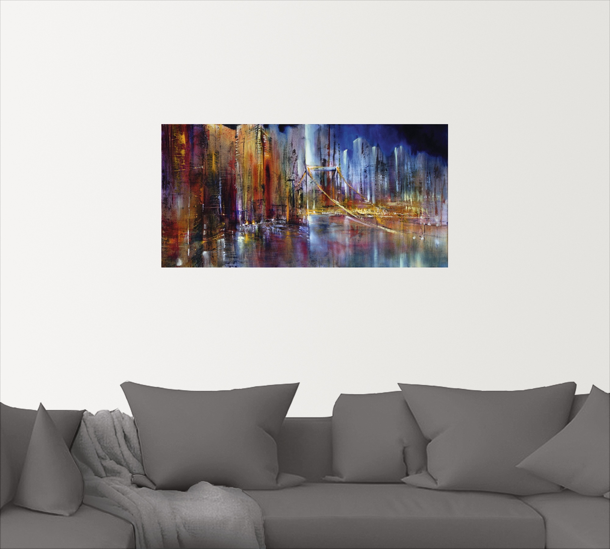 Artland Wandbild »Stadtansicht I«, Amerika, (1 St.), als Alubild, Outdoorbild, Leinwandbild, Wandaufkleber, versch. Größen