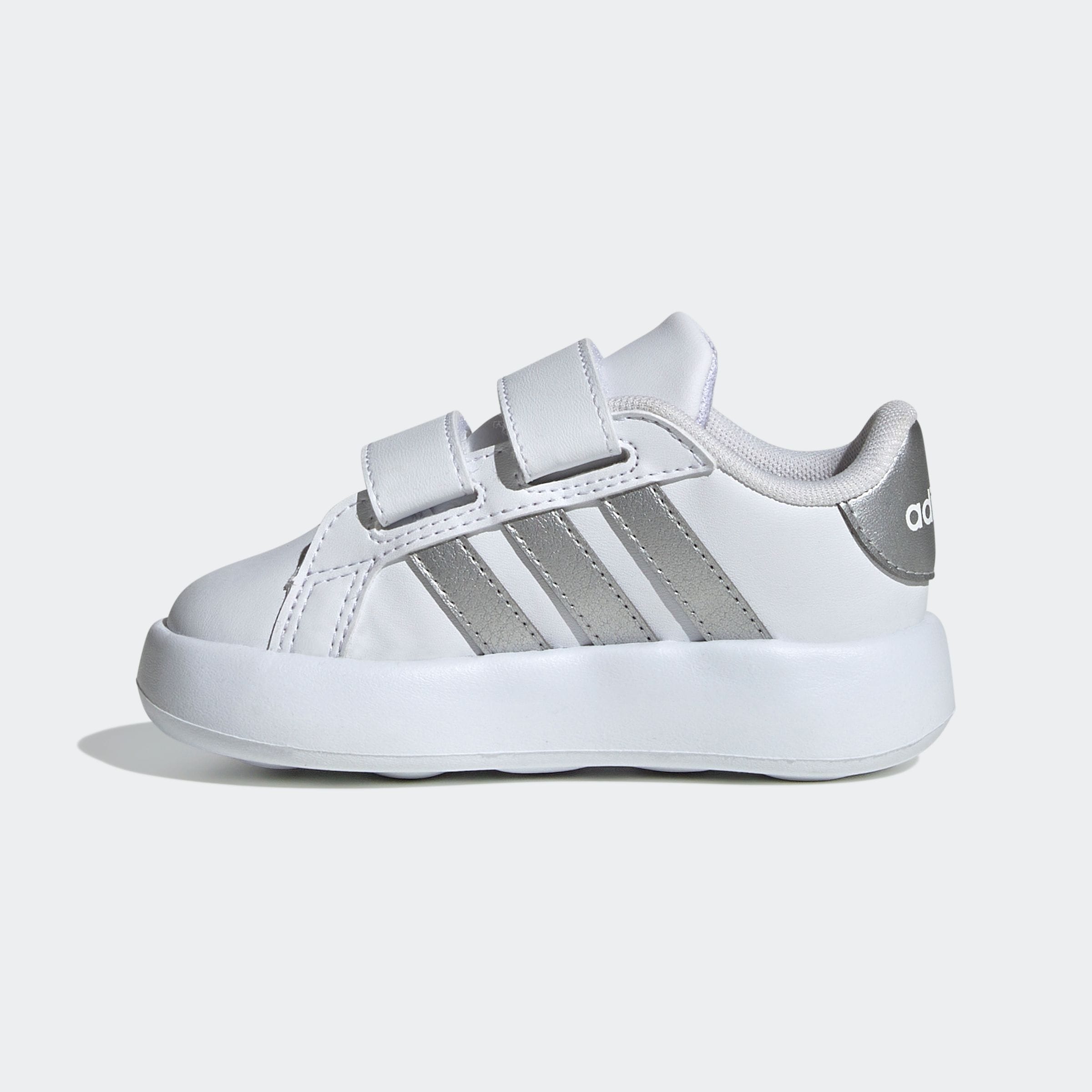 adidas Sportswear Klettschuh »GRAND COURT 2.0 KIDS«, Design auf den Spuren des adidas Superstar, für Kinder