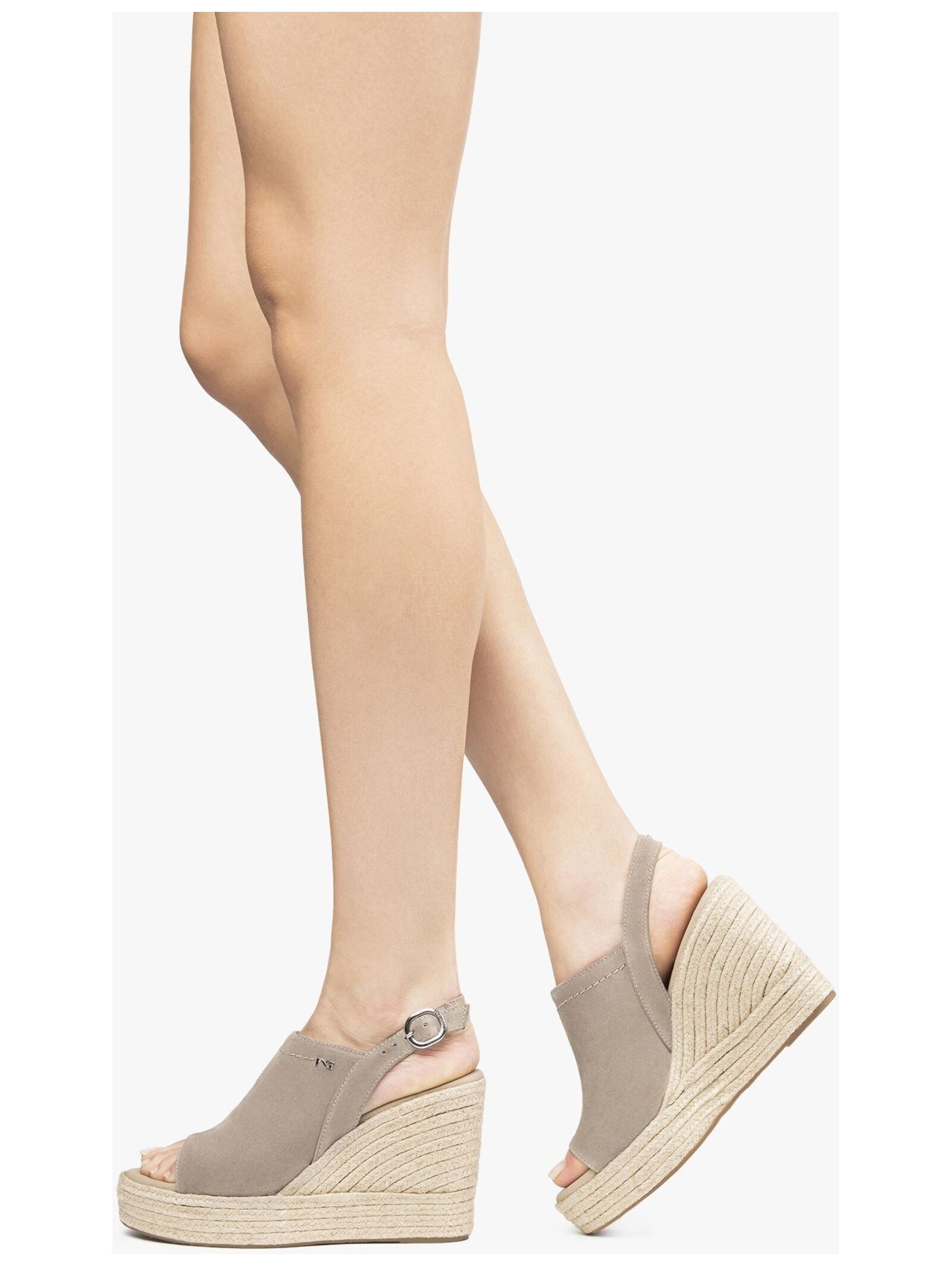 Nero Giardini Peeptoepumps »Nero Giardini Sandalen Veloursleder«