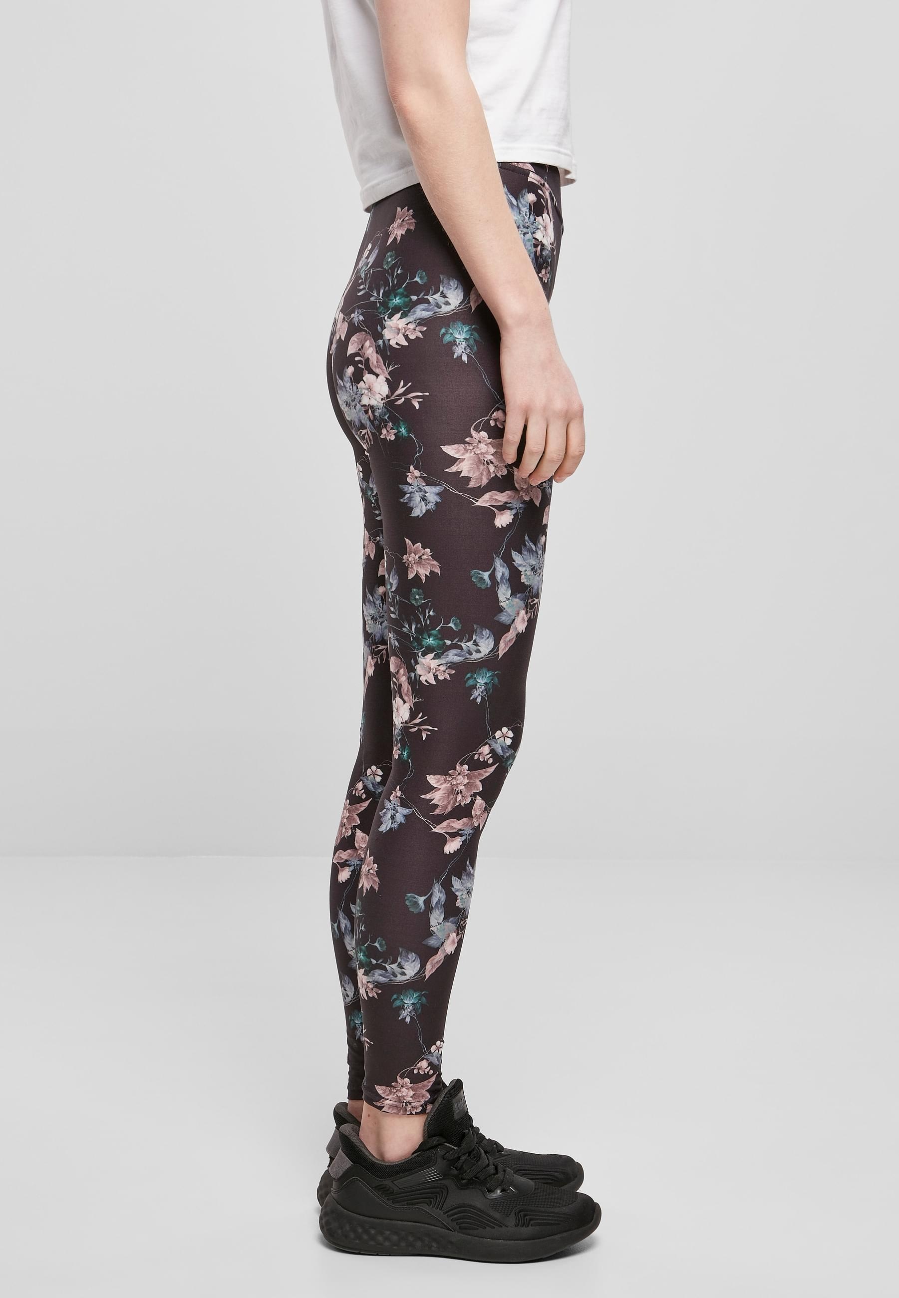 URBAN CLASSICS Leggings »Urban Classics Damen Ladies Soft AOP Leggings«, (1 tlg.)