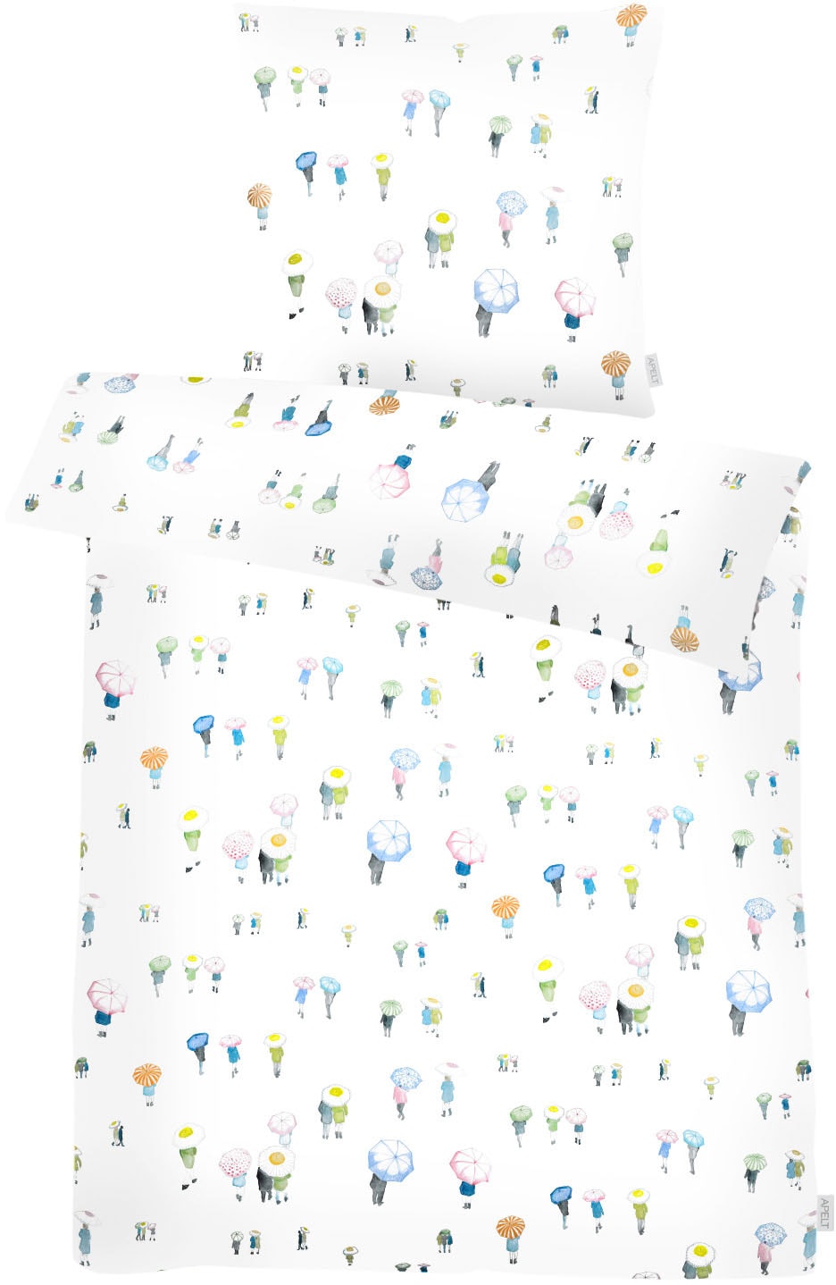 APELT Bettwäsche "Nicky Gots" 2 Stk. Bio-Baumwolle, Pflegeliecht günstig online kaufen