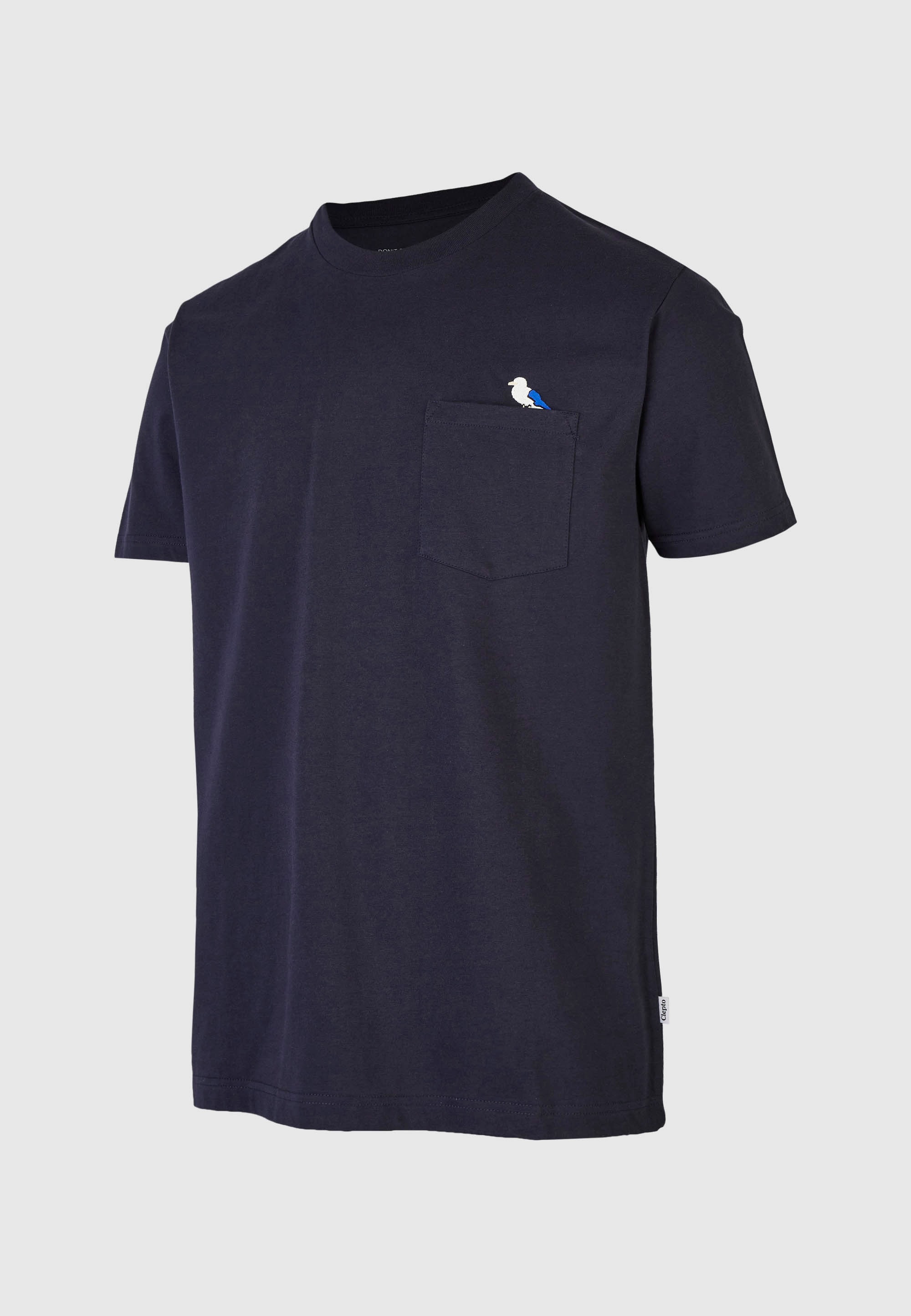 Cleptomanicx T-Shirt »Embro Gull Pocket«, mit lockerem Schnitt