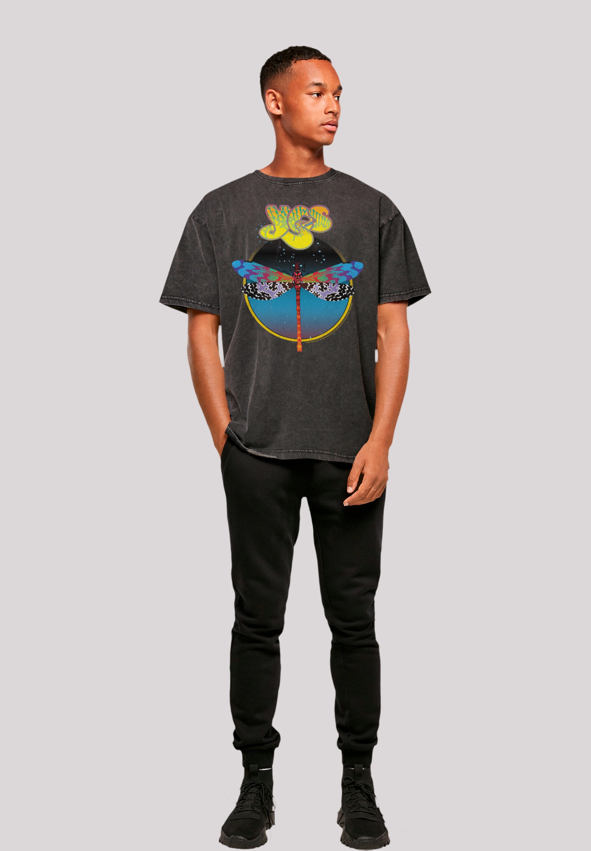 F4NT4STIC T-Shirt »YES Dragonfly Tour V1«, Premium Qualität