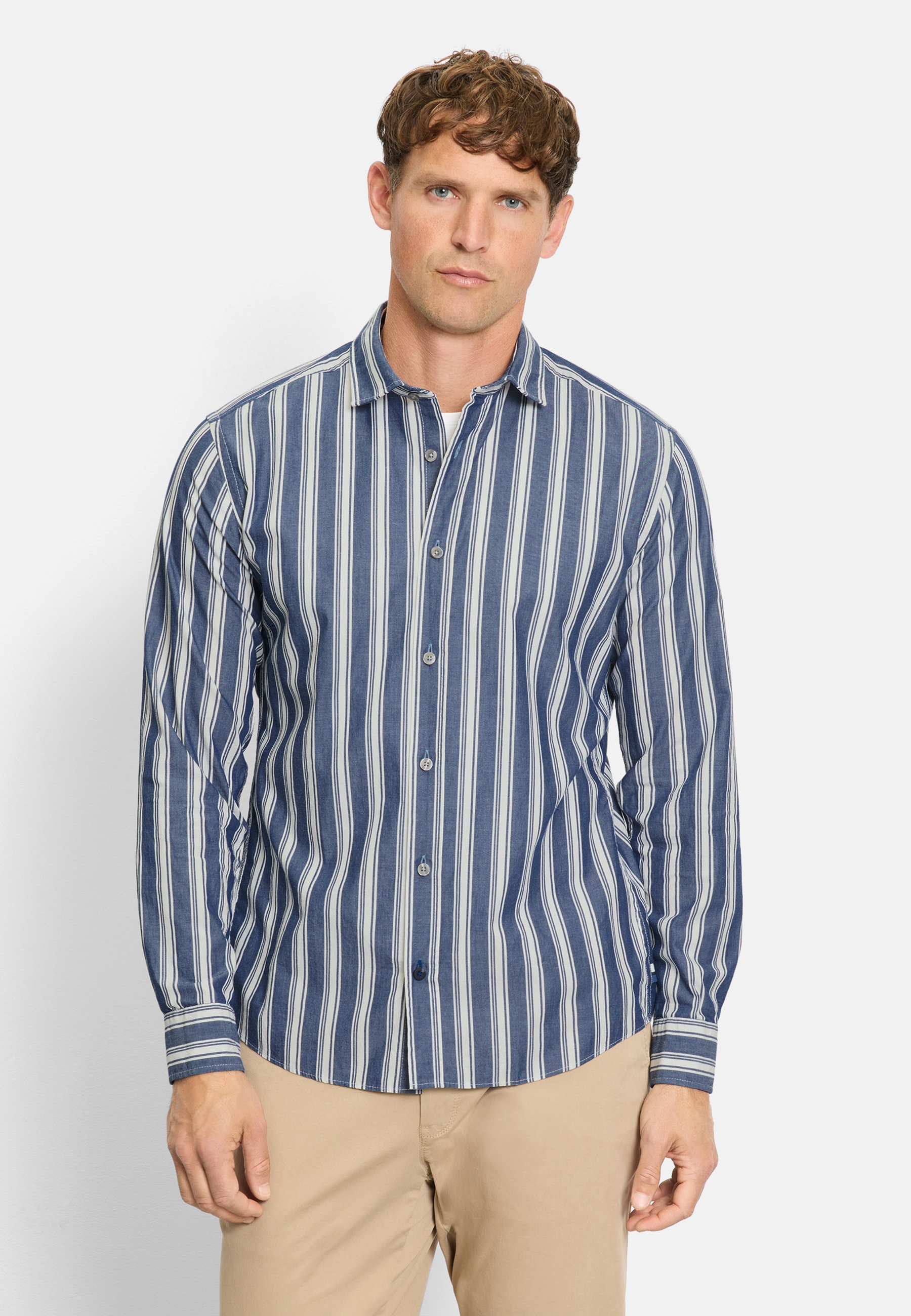 OLYMP Langarmhemd "OLYMP Casual, regular fit, Kent" günstig online kaufen