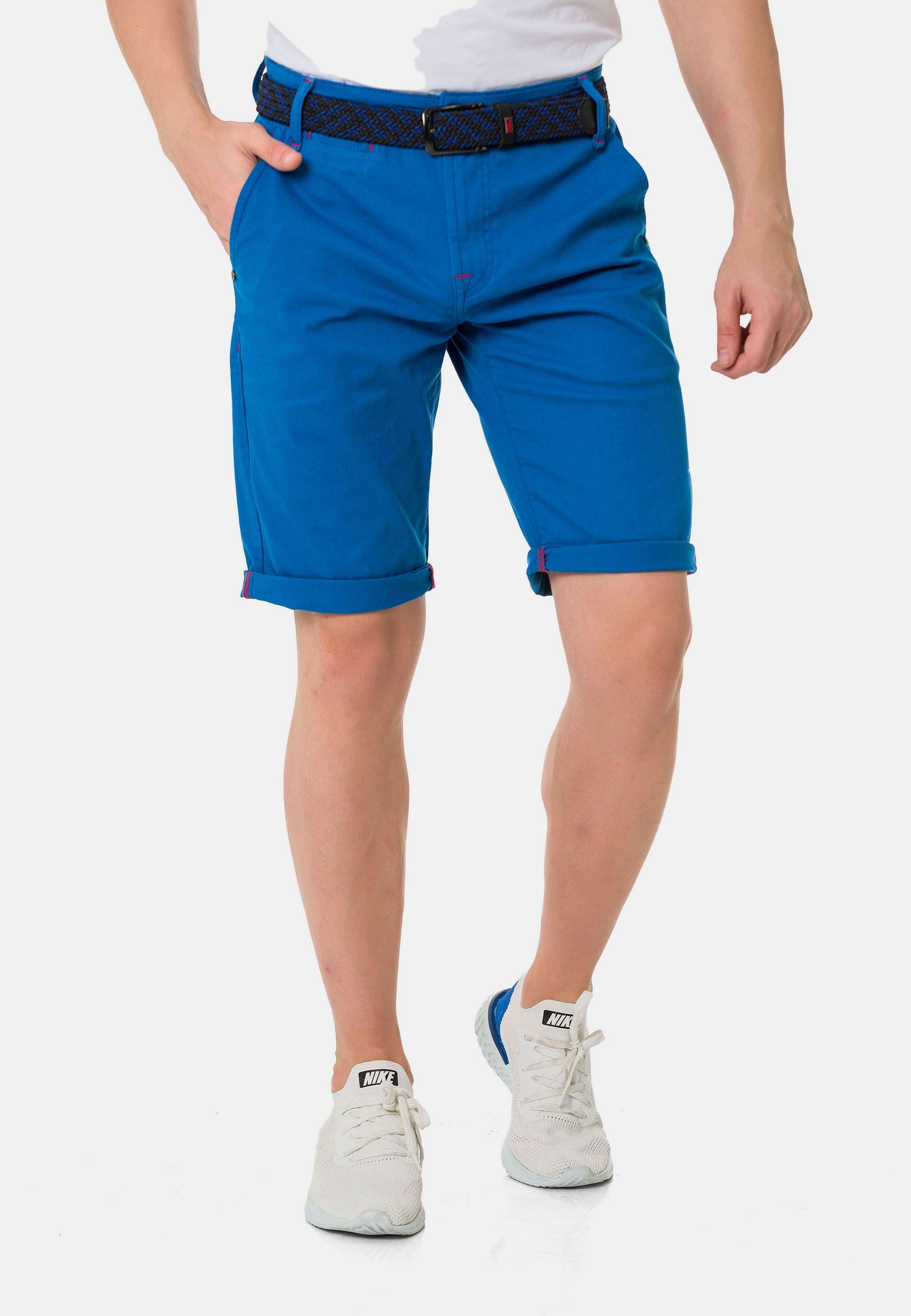 Cipo & Baxx Stoffhose "Shorts" im unifarbenen Look günstig online kaufen