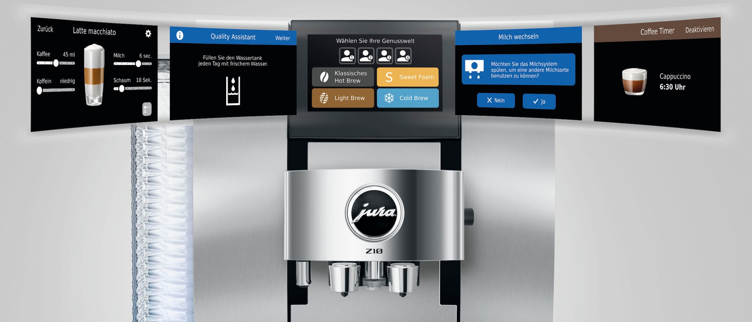 JURA Kaffeevollautomat »15613 Z10 Aluminium White (EB)«