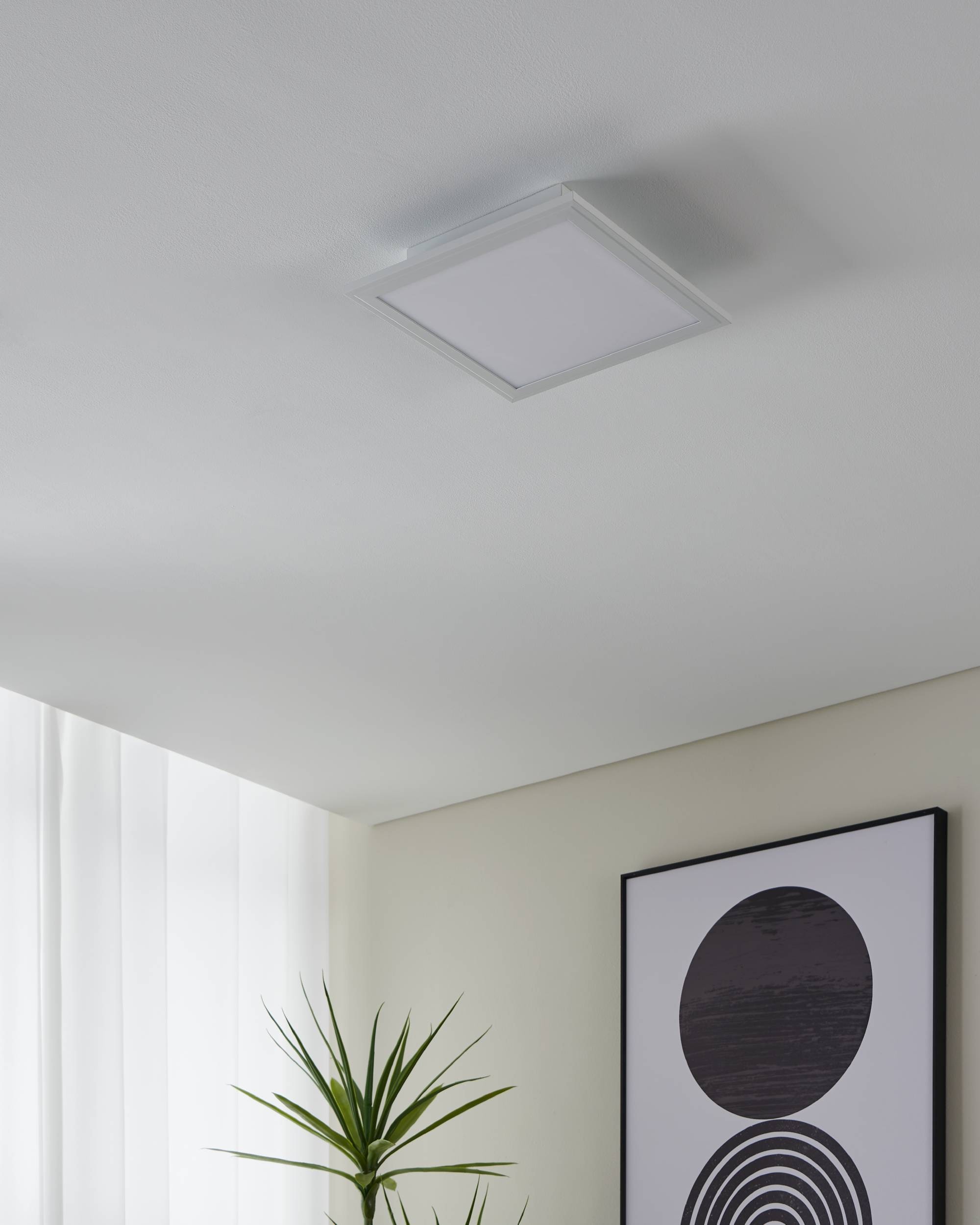 EGLO LED-Deckenleuchte »SALOBRENA-Z«,  in weiß aus Alu / inkl. LED fest integriert - 15,3 Watt