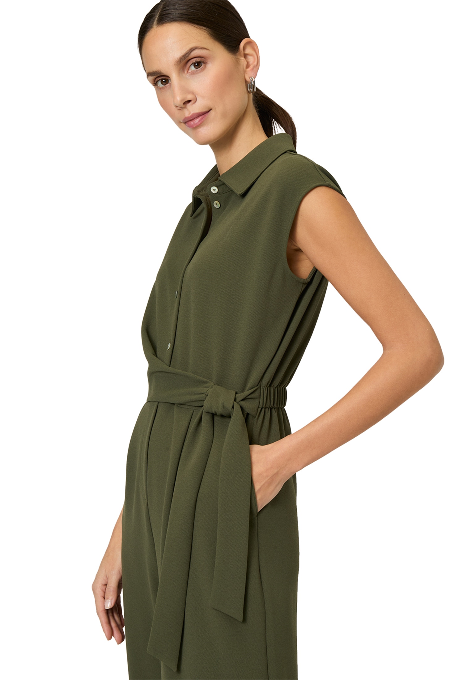 Zero Overall »zero Jumpsuit ärmellos mit Bindegürtel«, (1 tlg.), Gürtel
