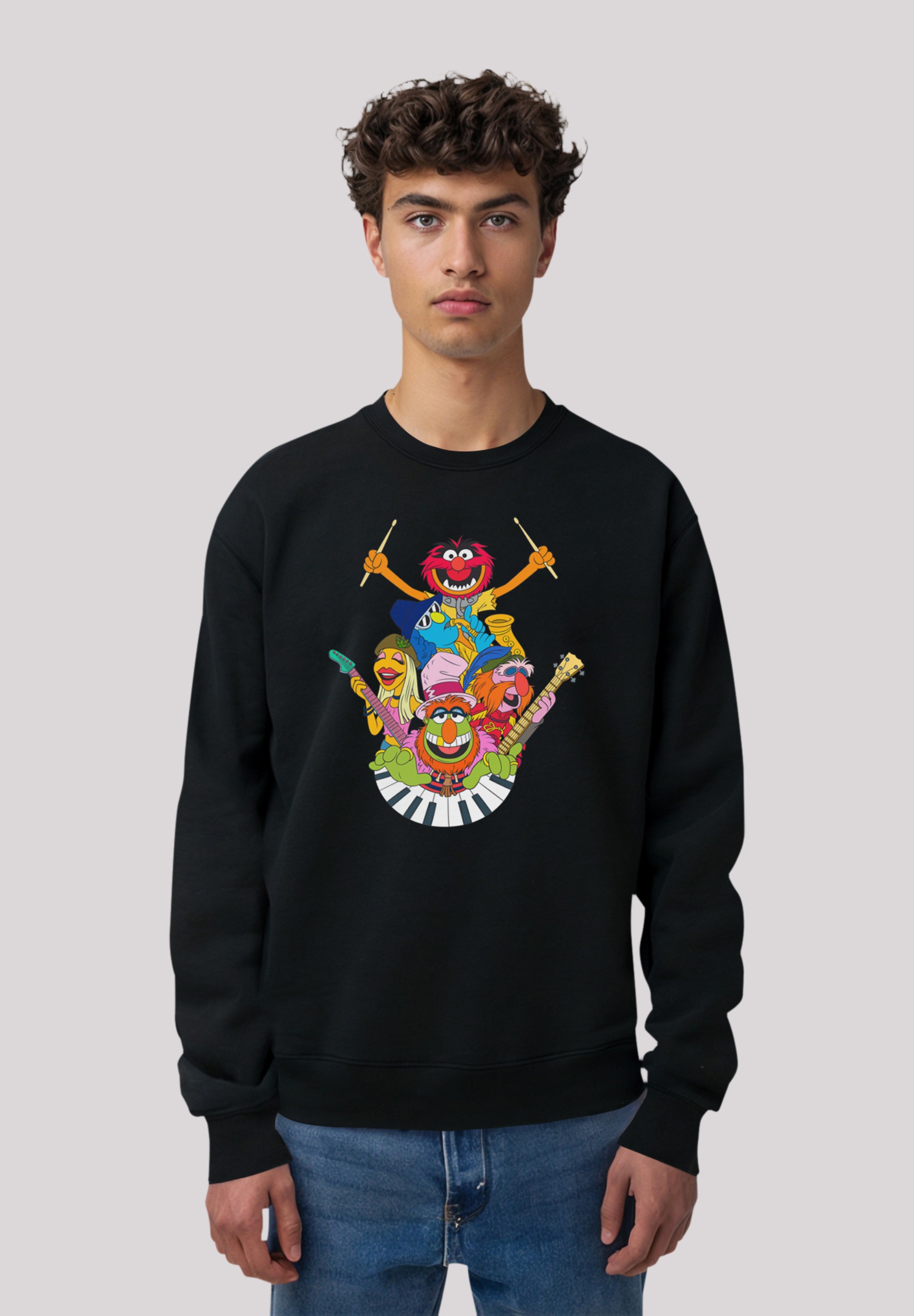 F4NT4STIC Sweatshirt "Disney Muppets Dr. Teeth", Premium Qualität günstig online kaufen