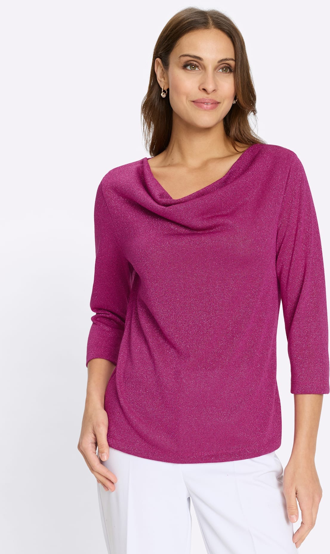 Lady Wasserfallshirt "Wasserfallshirt" 1 tlg. günstig online kaufen